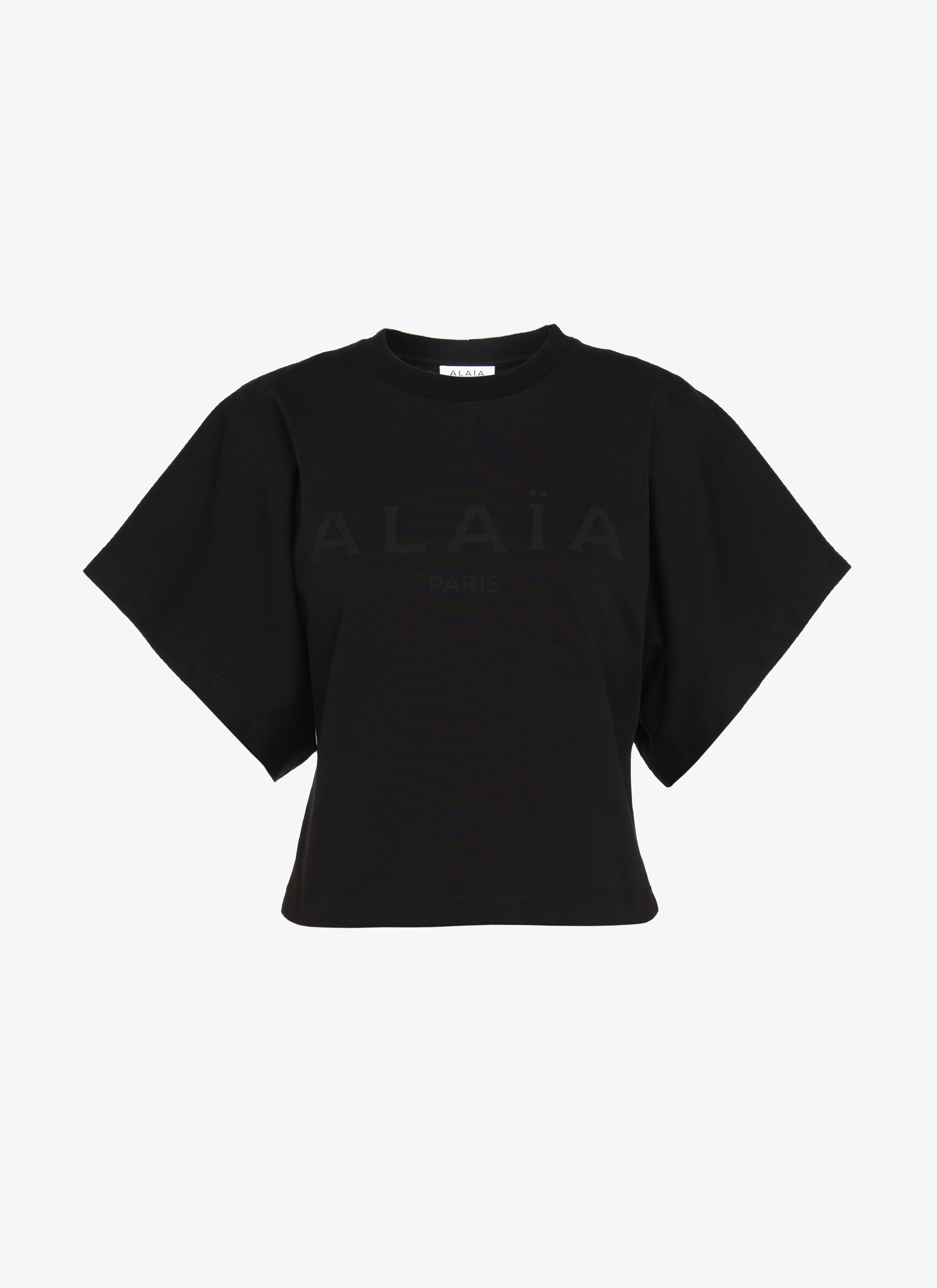 JERSEY T-SHIRT ALAÏA LOGO maison-alaia.com