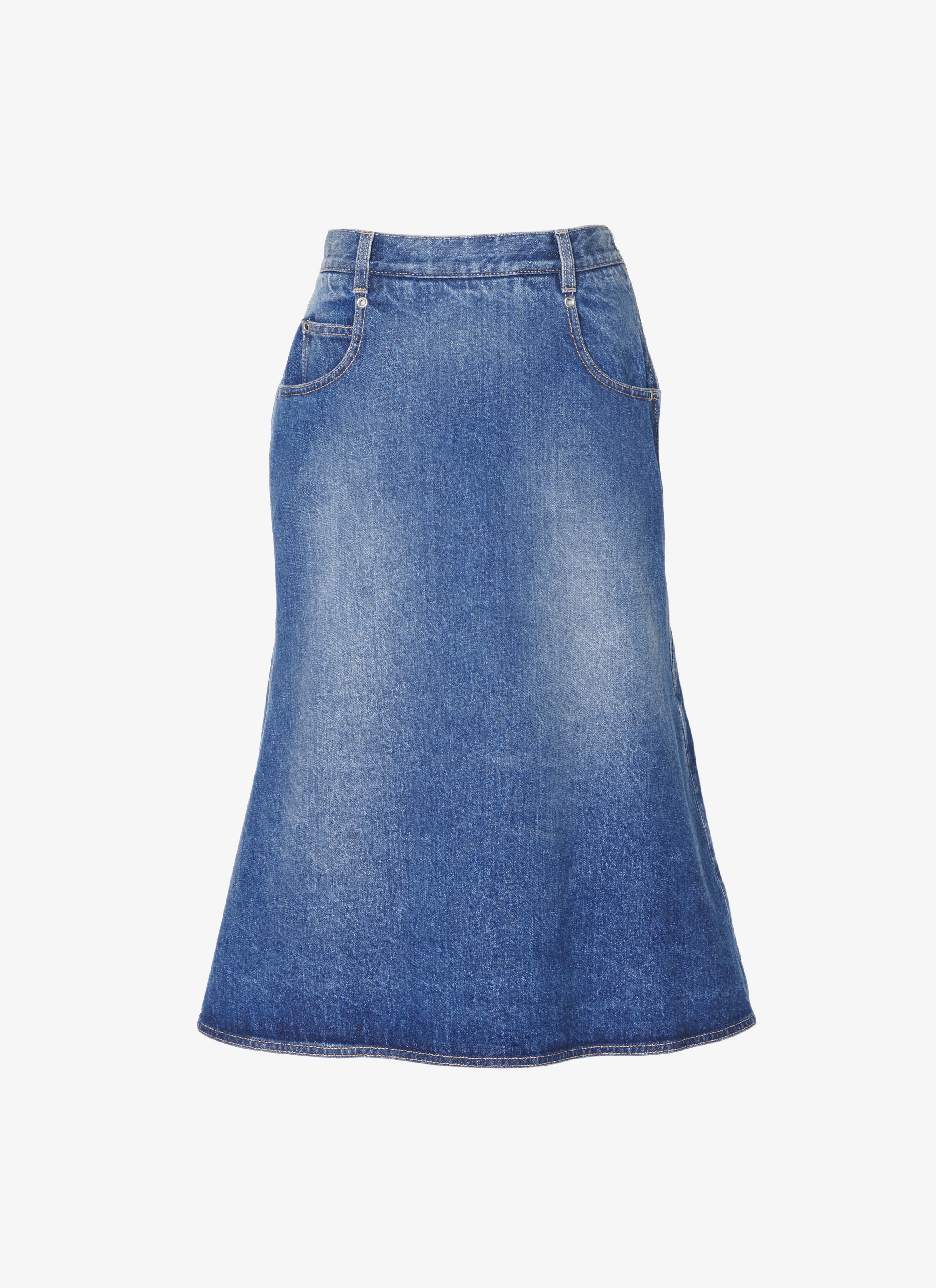 denim midi skirt nz
