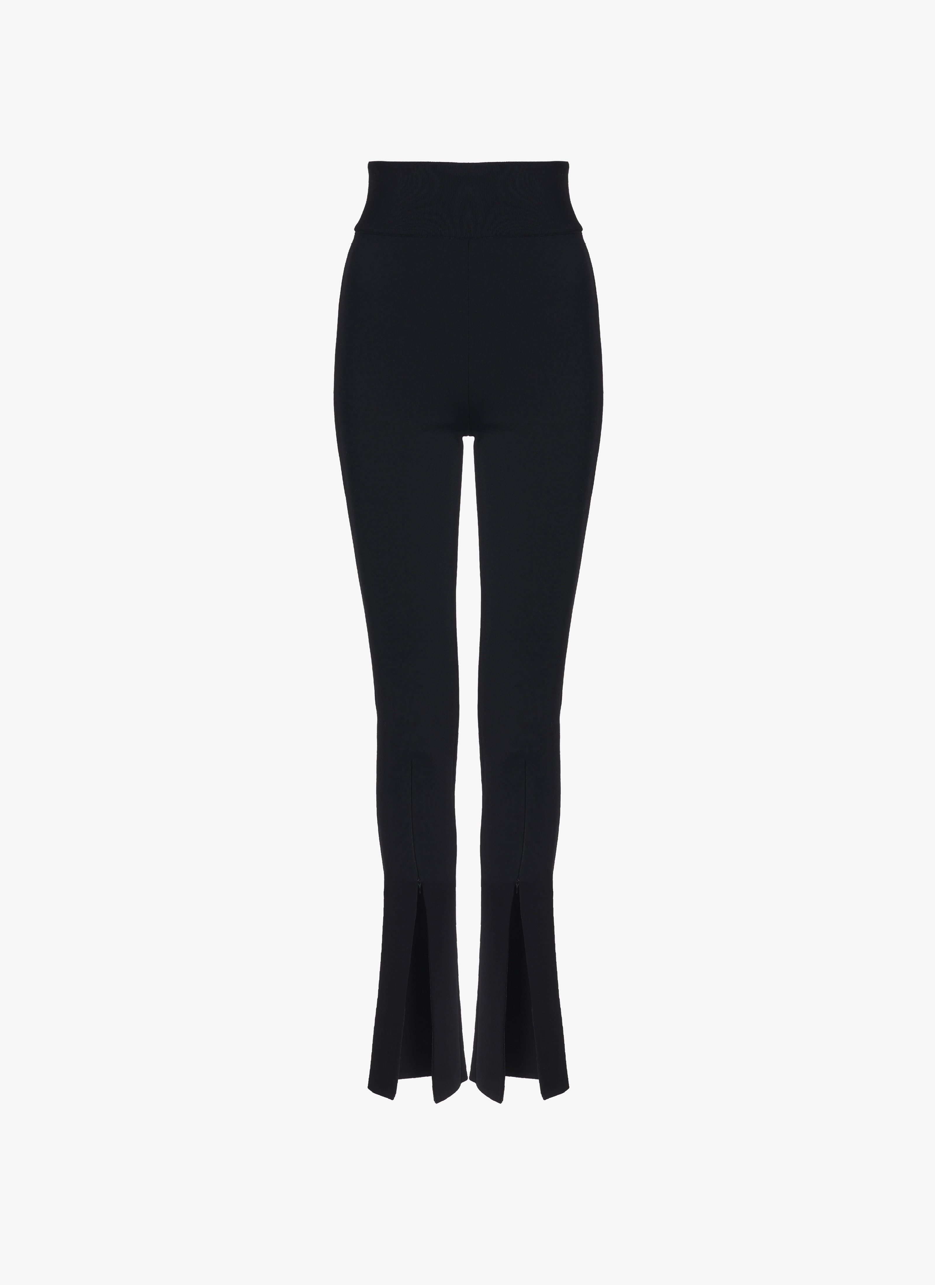 ALAÏA Women's Black Stretch Knit Leggings