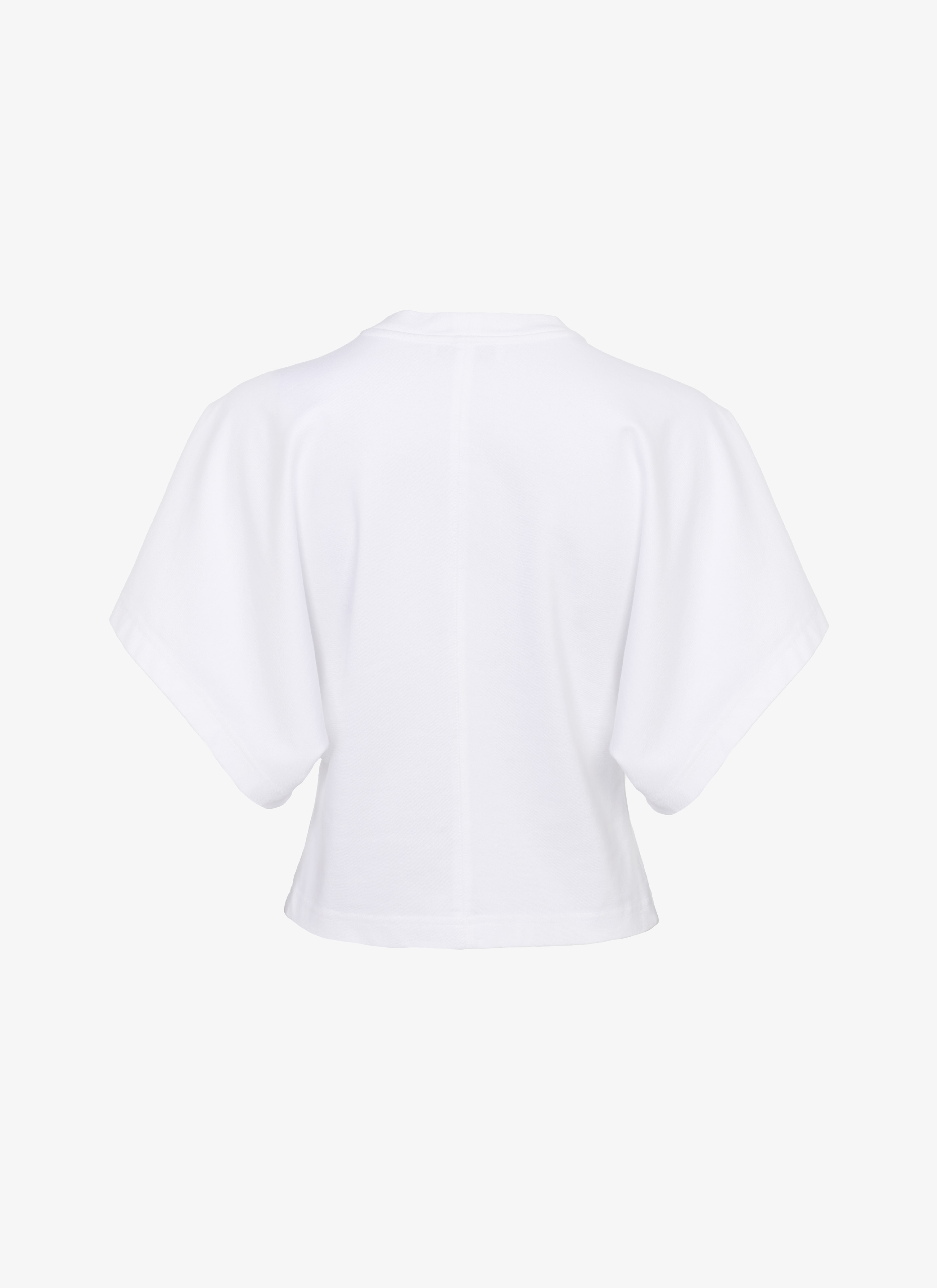 ALAÏA 화이트/블랙 알라이아 로고 저지 티셔츠