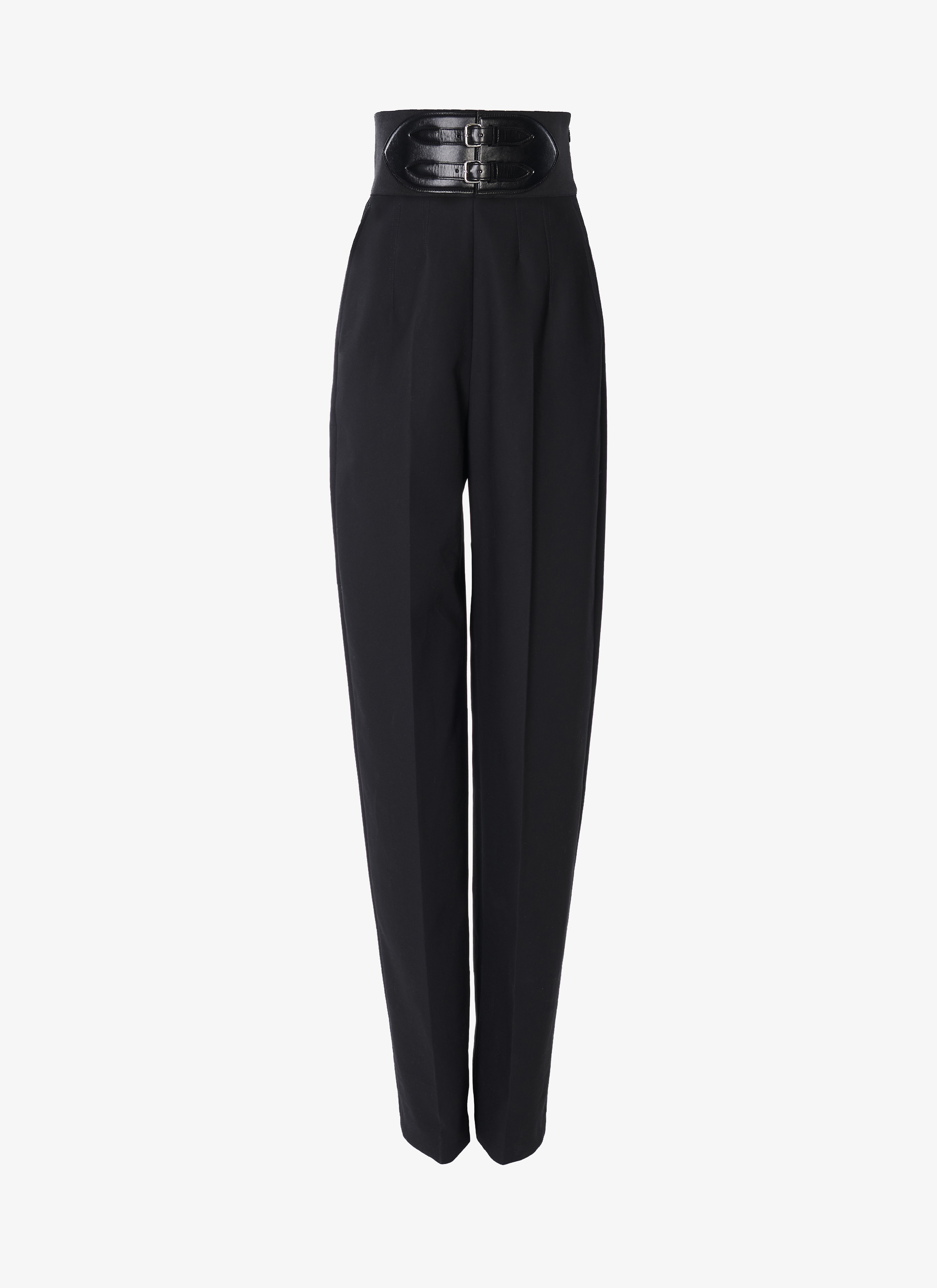 ALAÏA Women's HIGH WAIST WIDE LEG TROUSERS