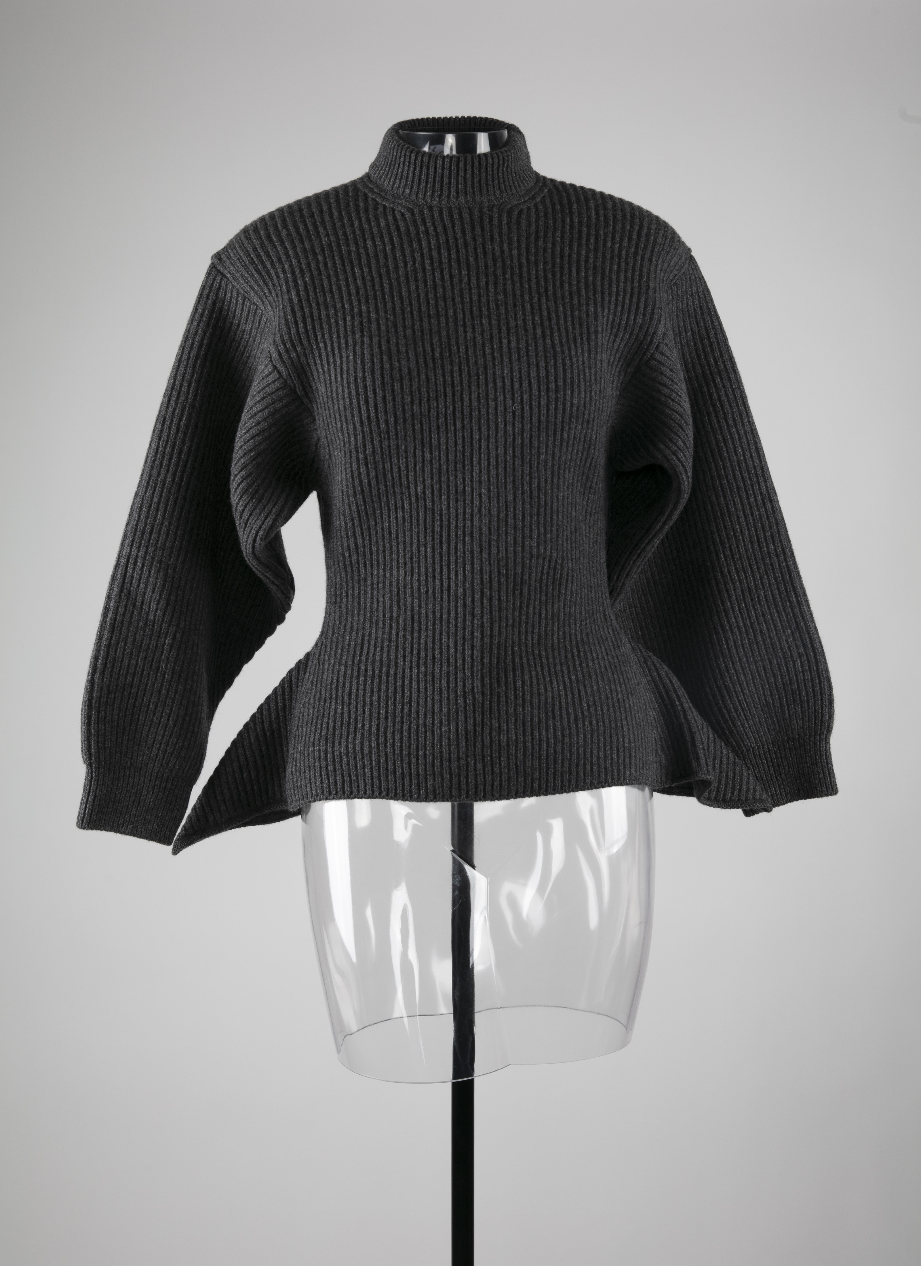 ALAÏA DARK GREY CARDIGAN