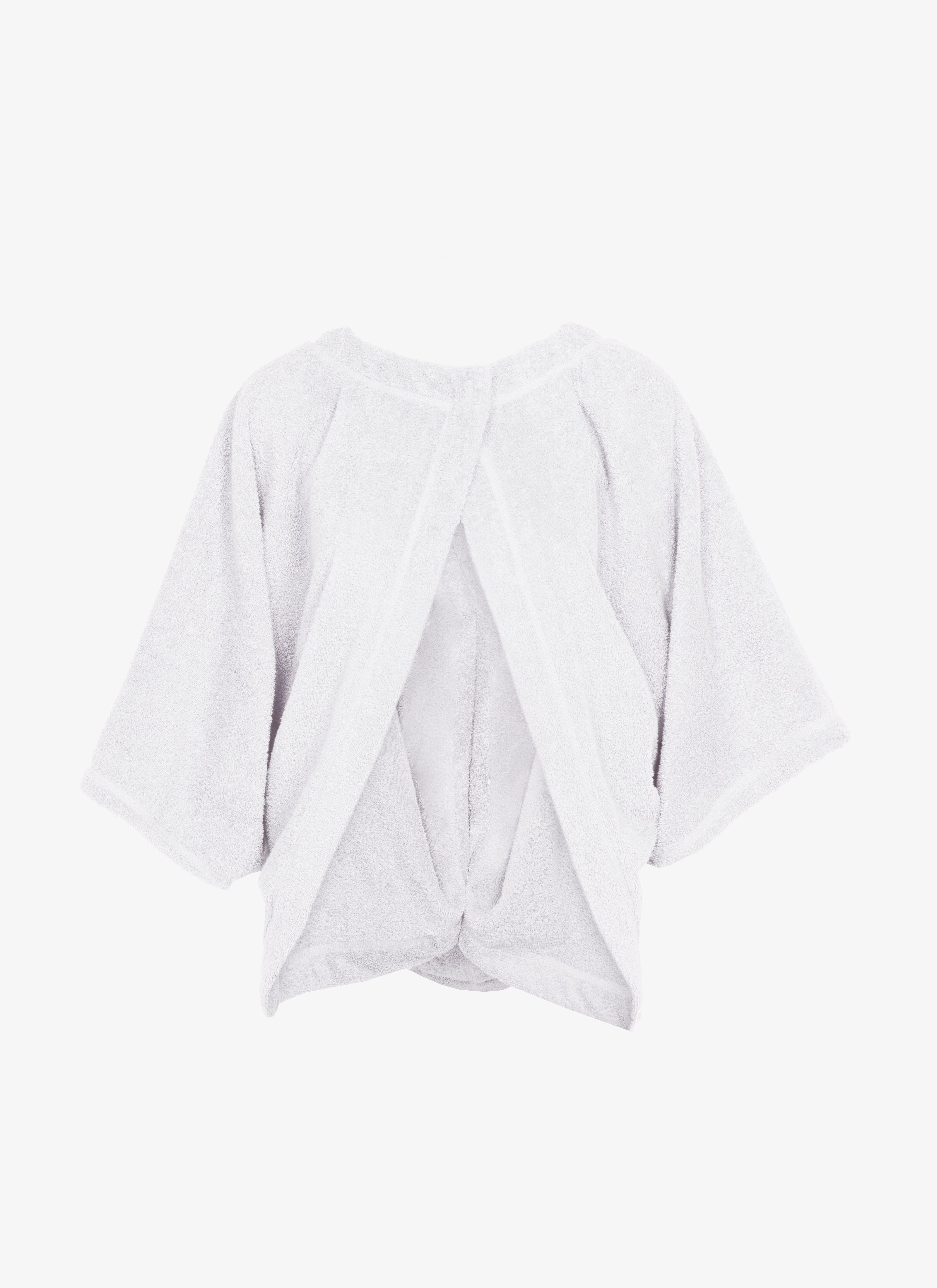 ALAÏA WHITE SHORT BATHROBE