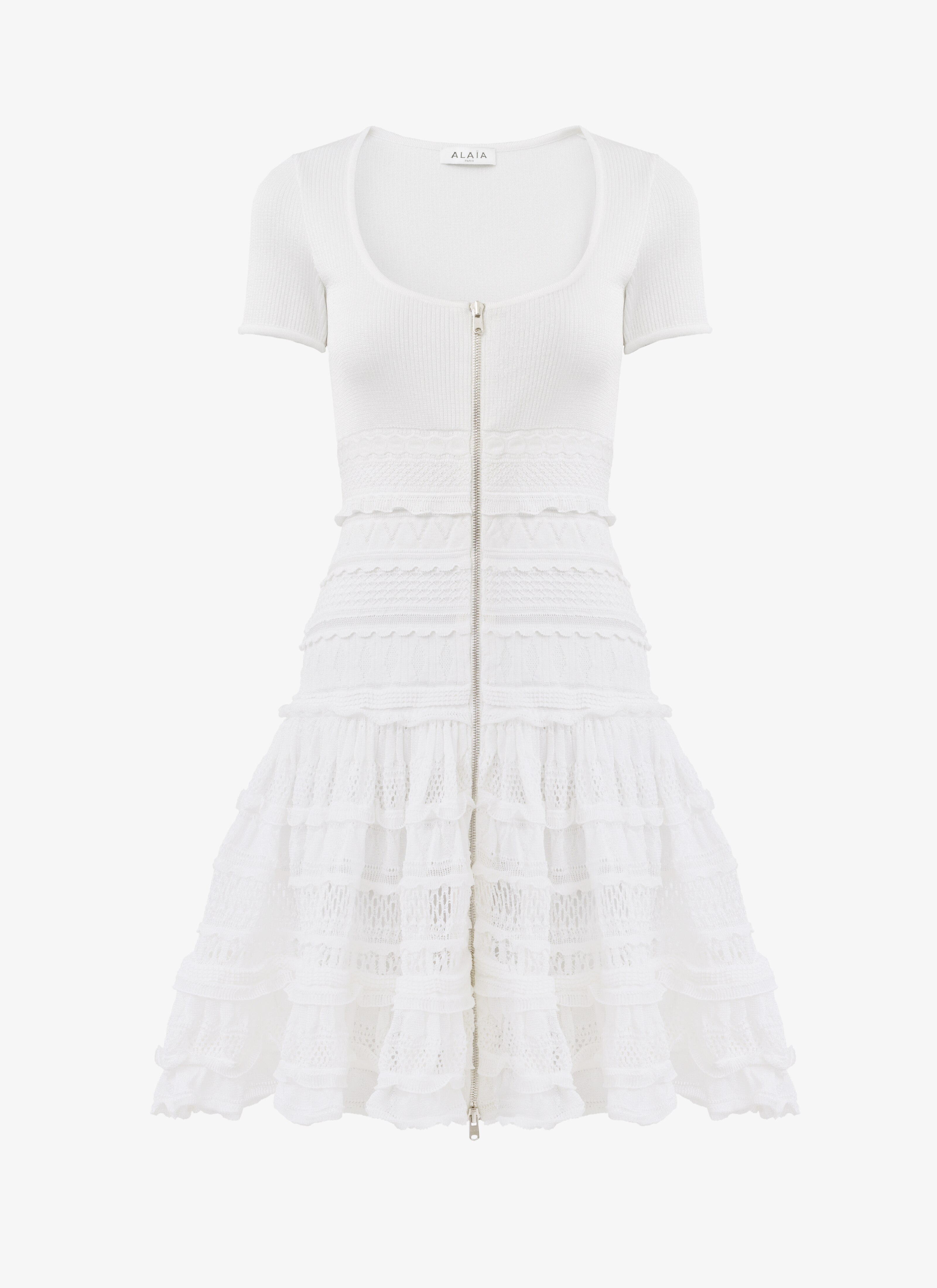 Zipped Crinoline Dress maison-alaia.com