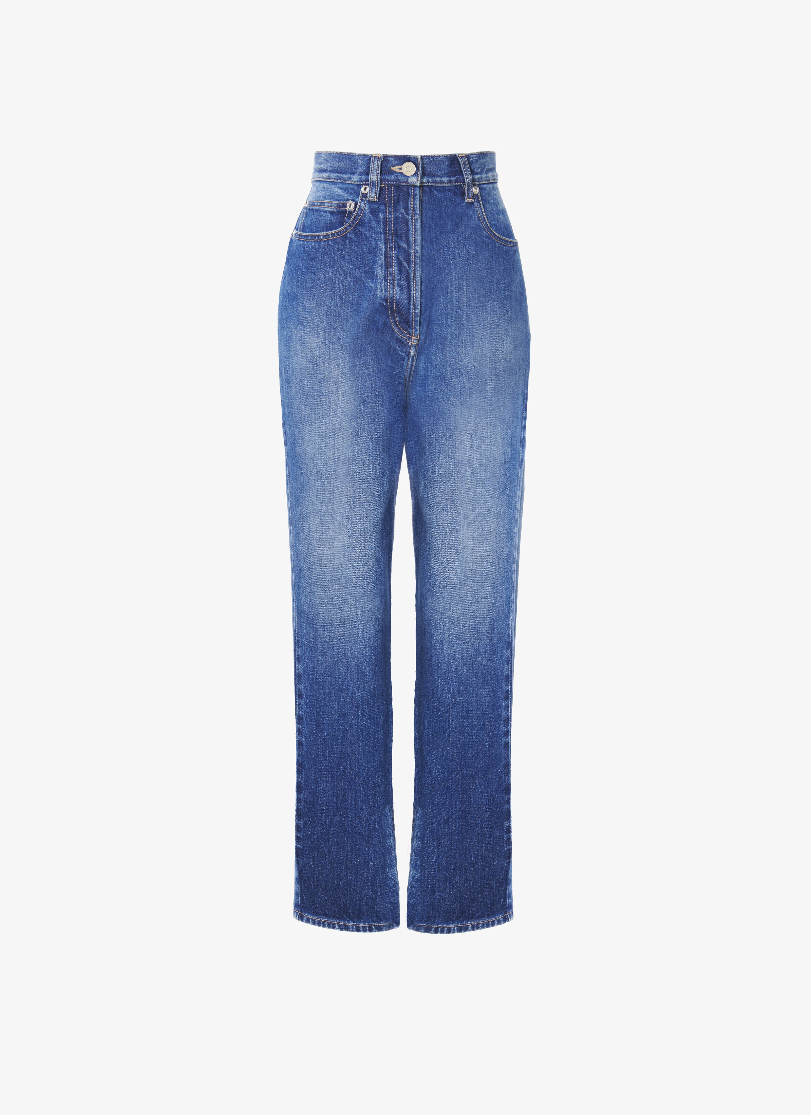 ALAÏA Blue Jeans High Waist Japanese Denim Jeans