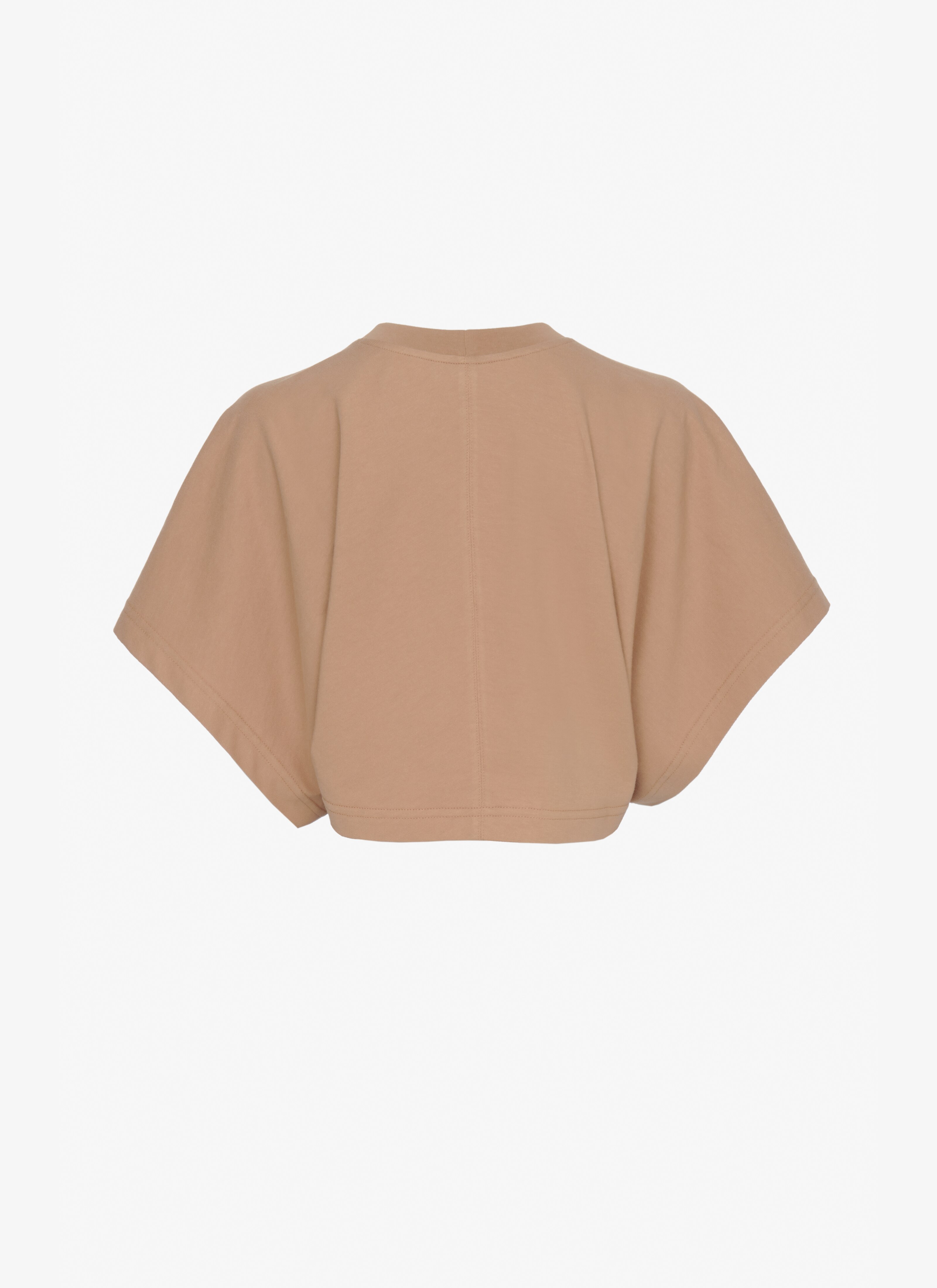 ALAÏA NUDE/WHITE ALAÏA MINI T-SHIRT