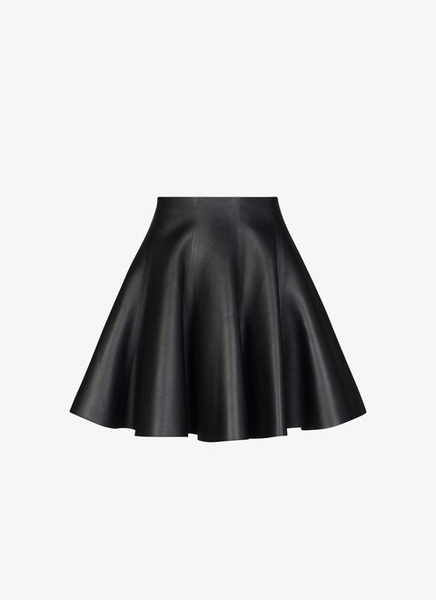 Leather skater skirt - maison-alaia.com