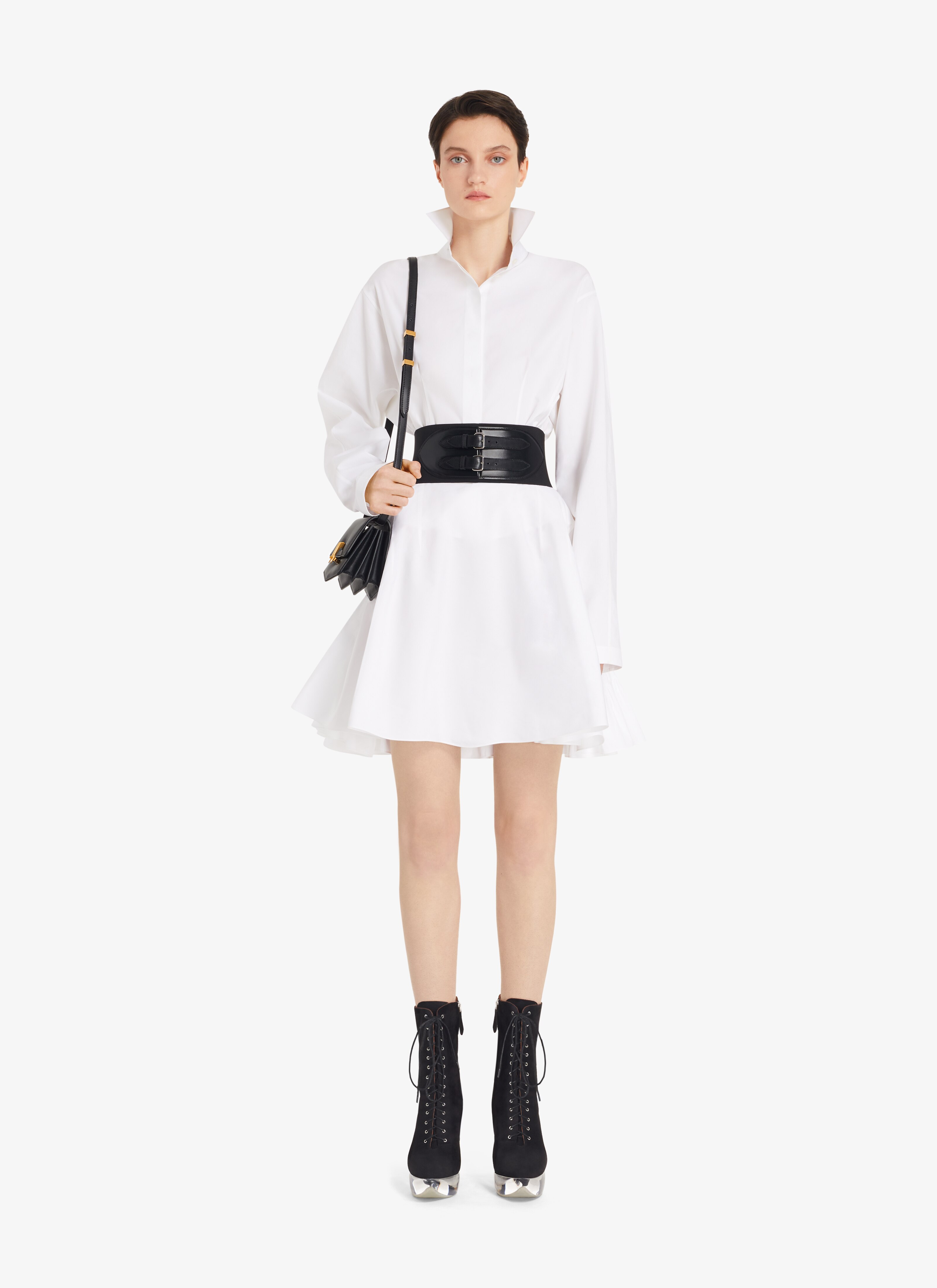 Ruffle Skirt in cotton - maison-alaia.com