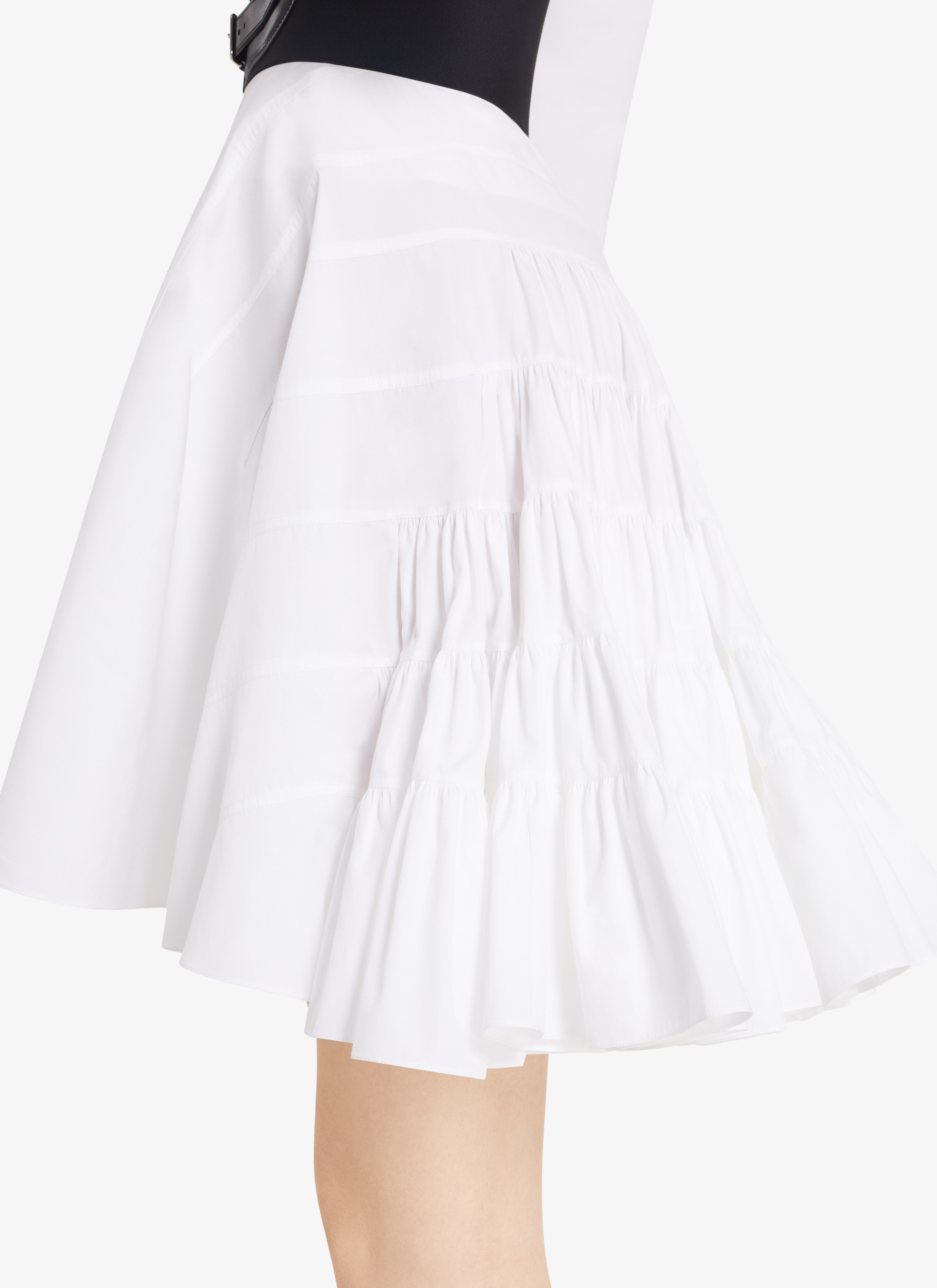 Ruffle Skirt in cotton - maison-alaia.com