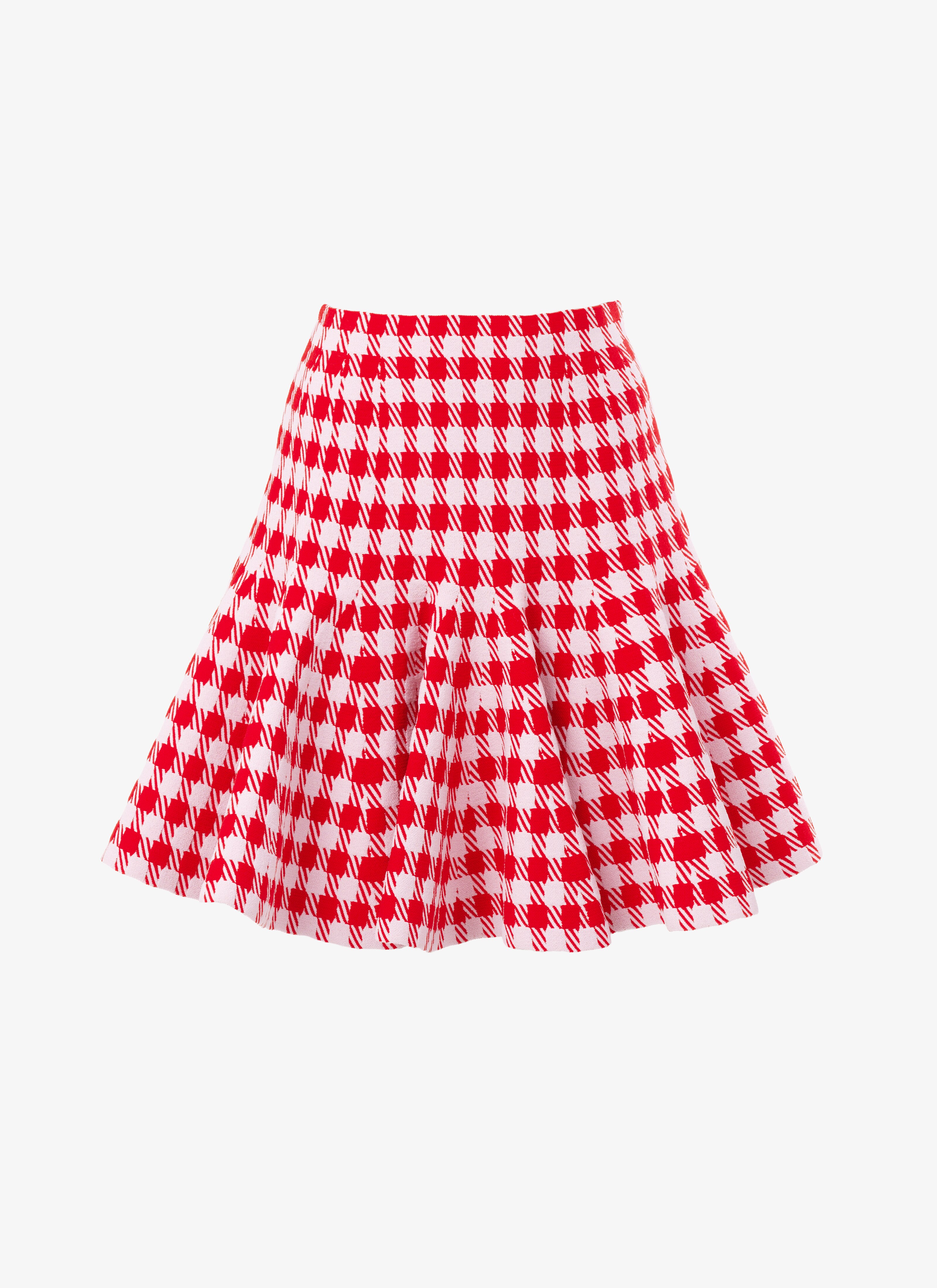 Check flared Skirt maison-alaia.com
