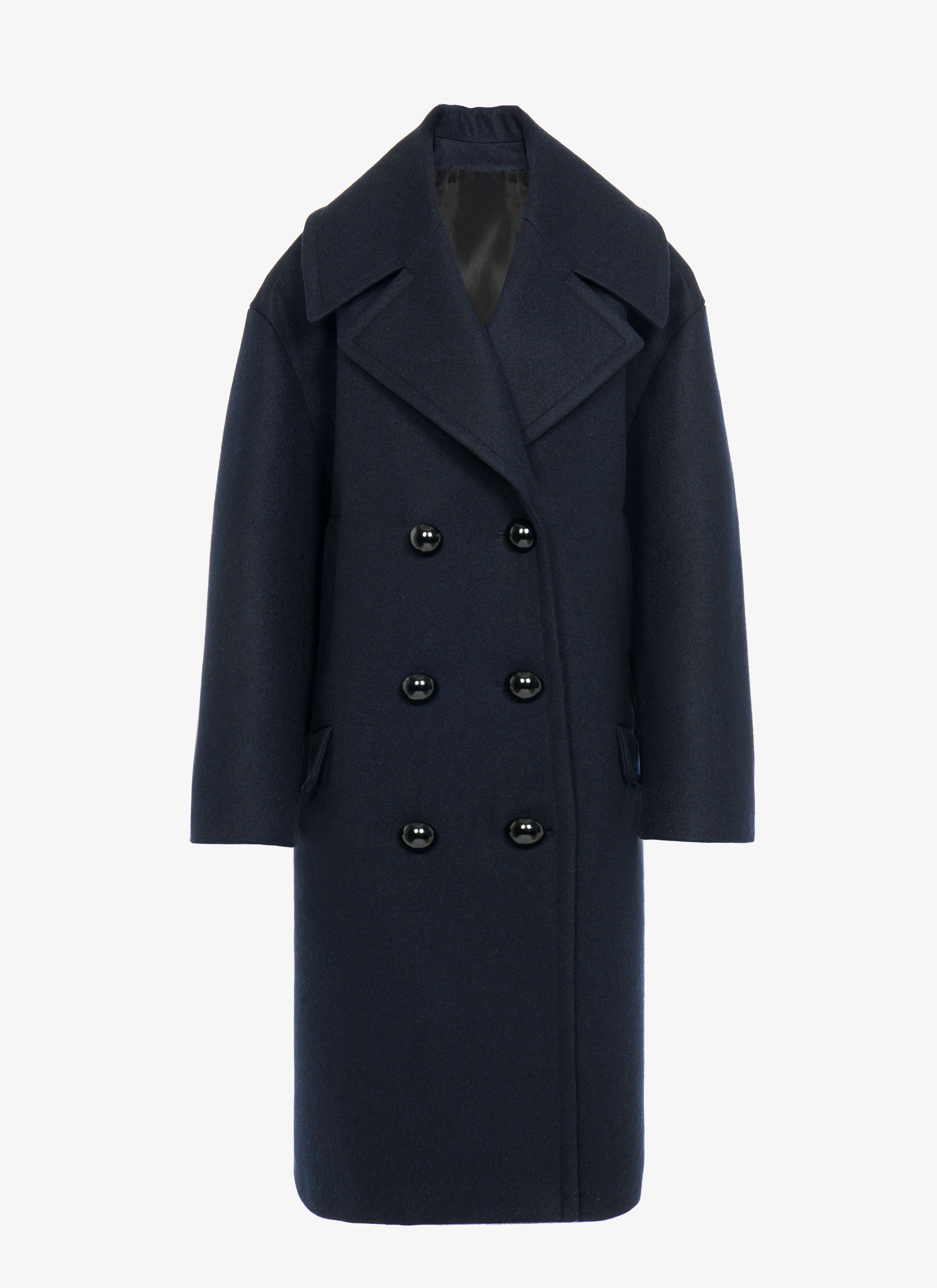 Maxi Caban in wool maison-alaia.com