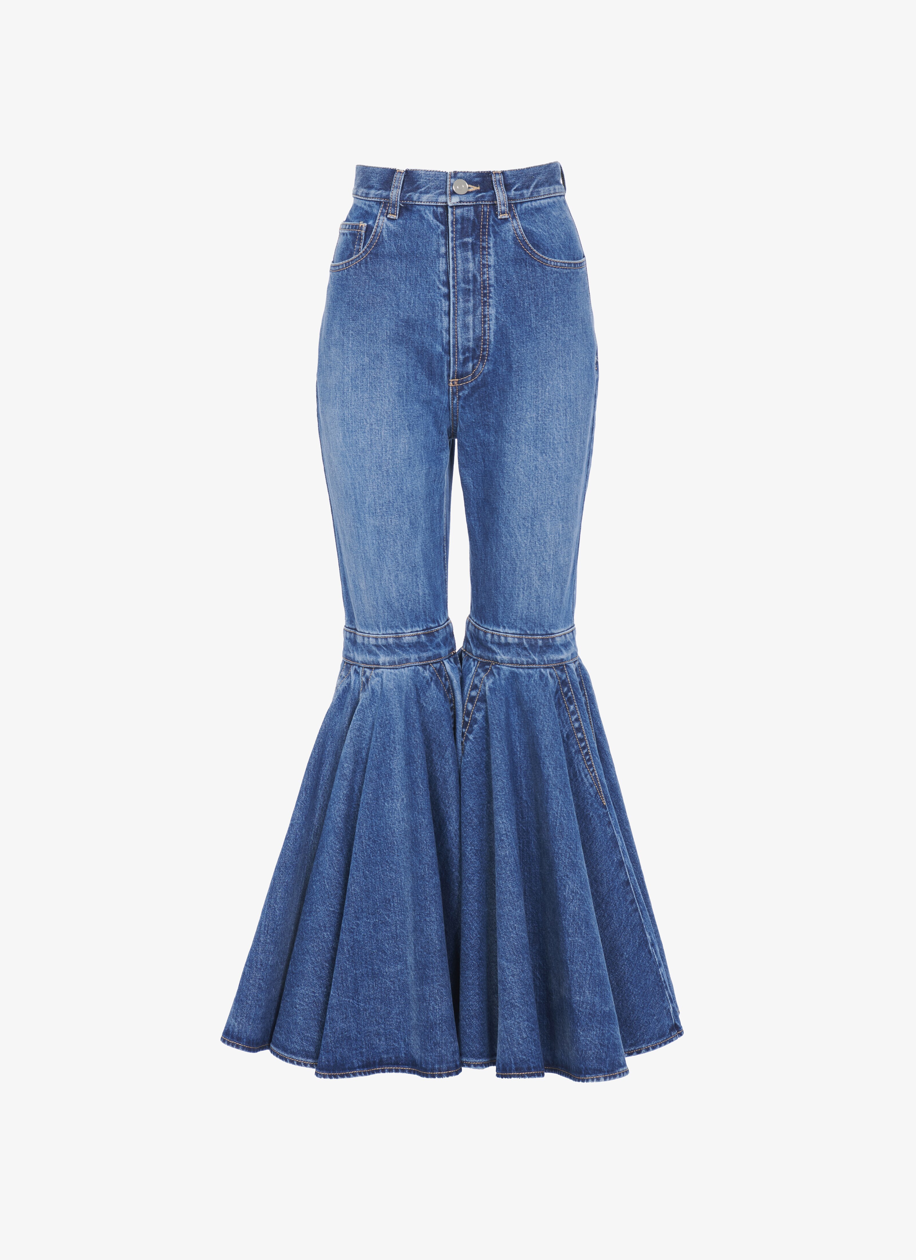 naaimachine technisch Polair Women's Blue Jeans Crinoline Jeans | ALAÏA FI