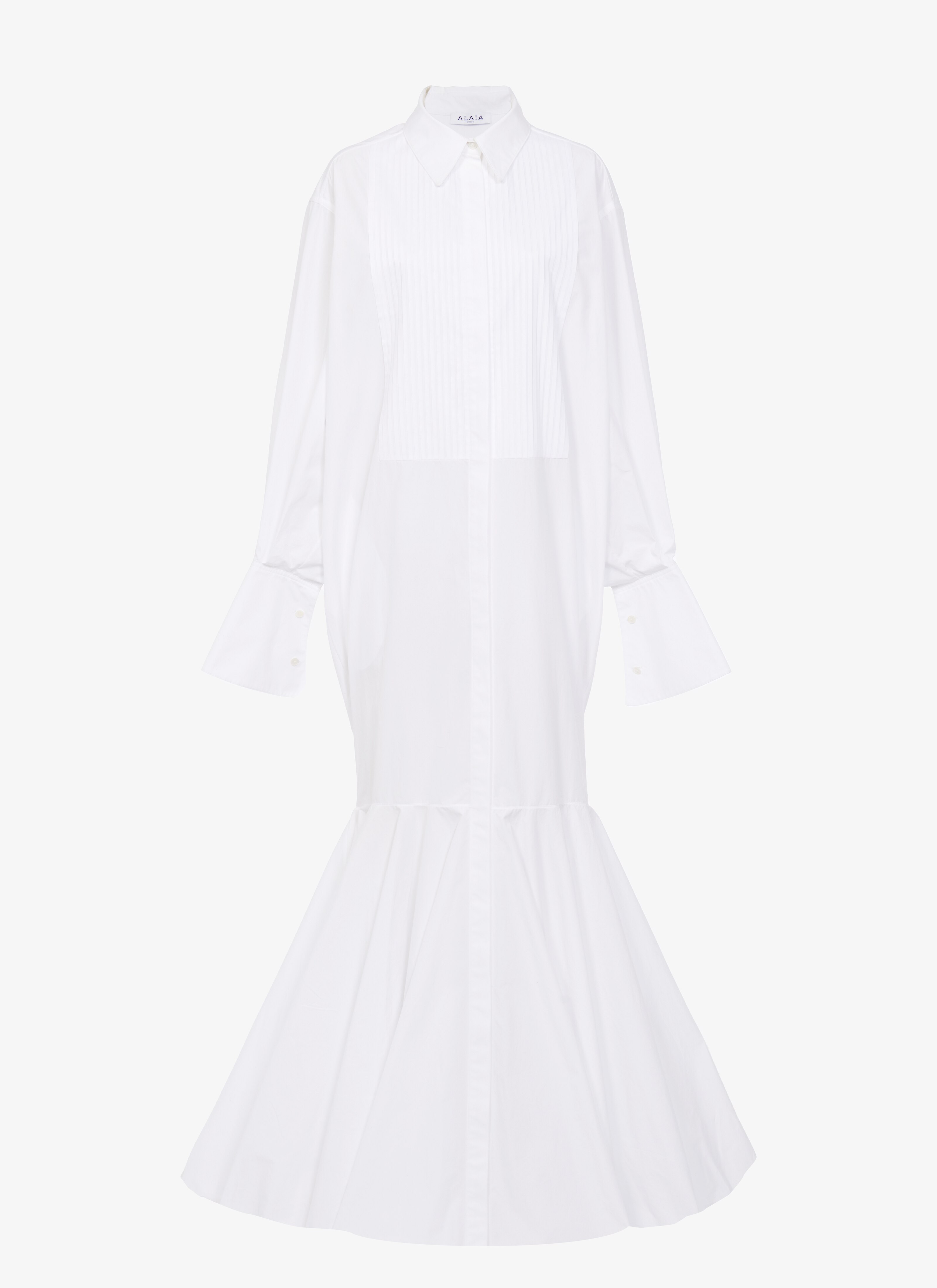 Maxi Dress in japanese poplin maison-alaia.com