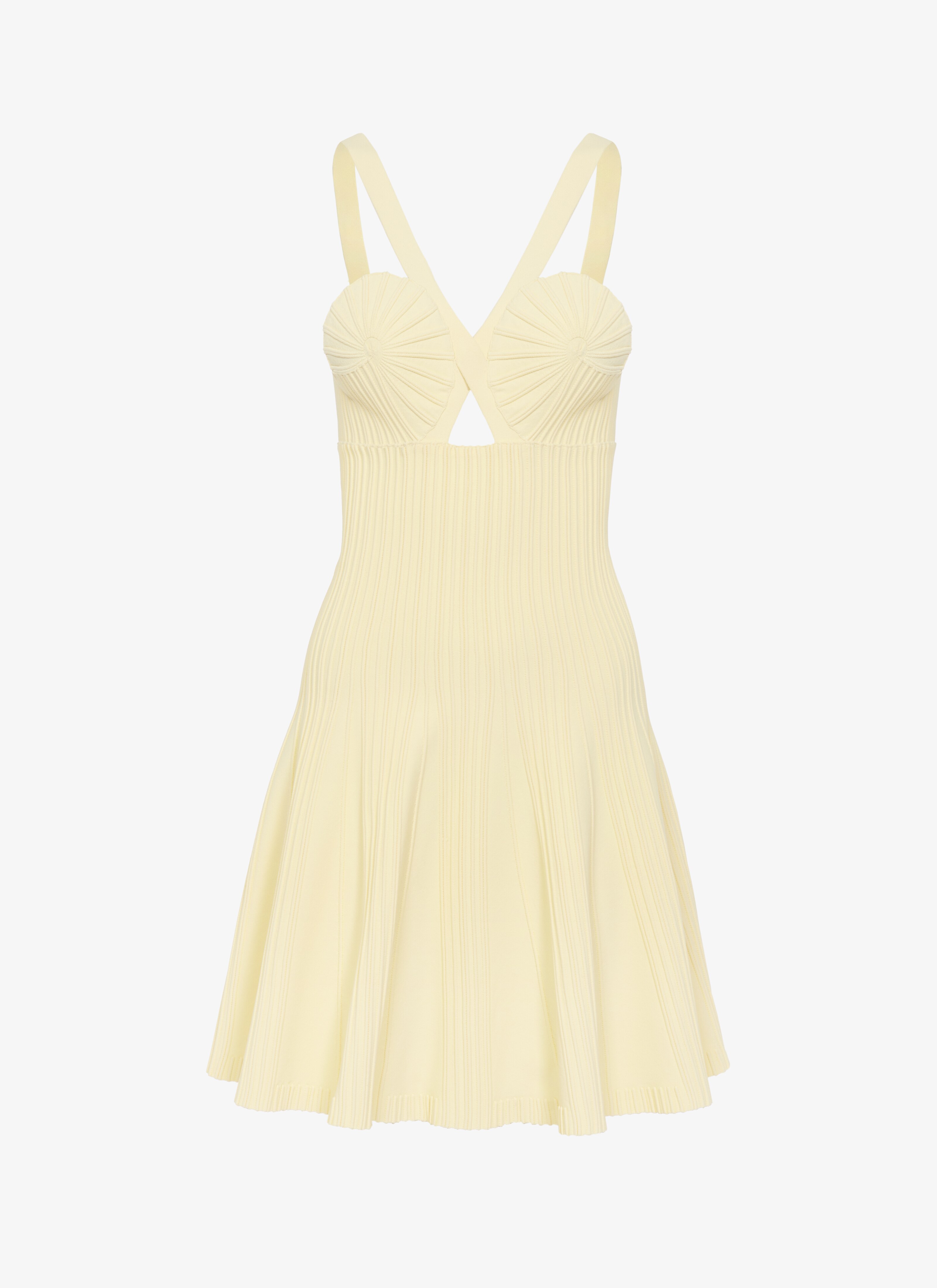 Mini-Skaterkleid in Spiral-Optik maison-alaia.com