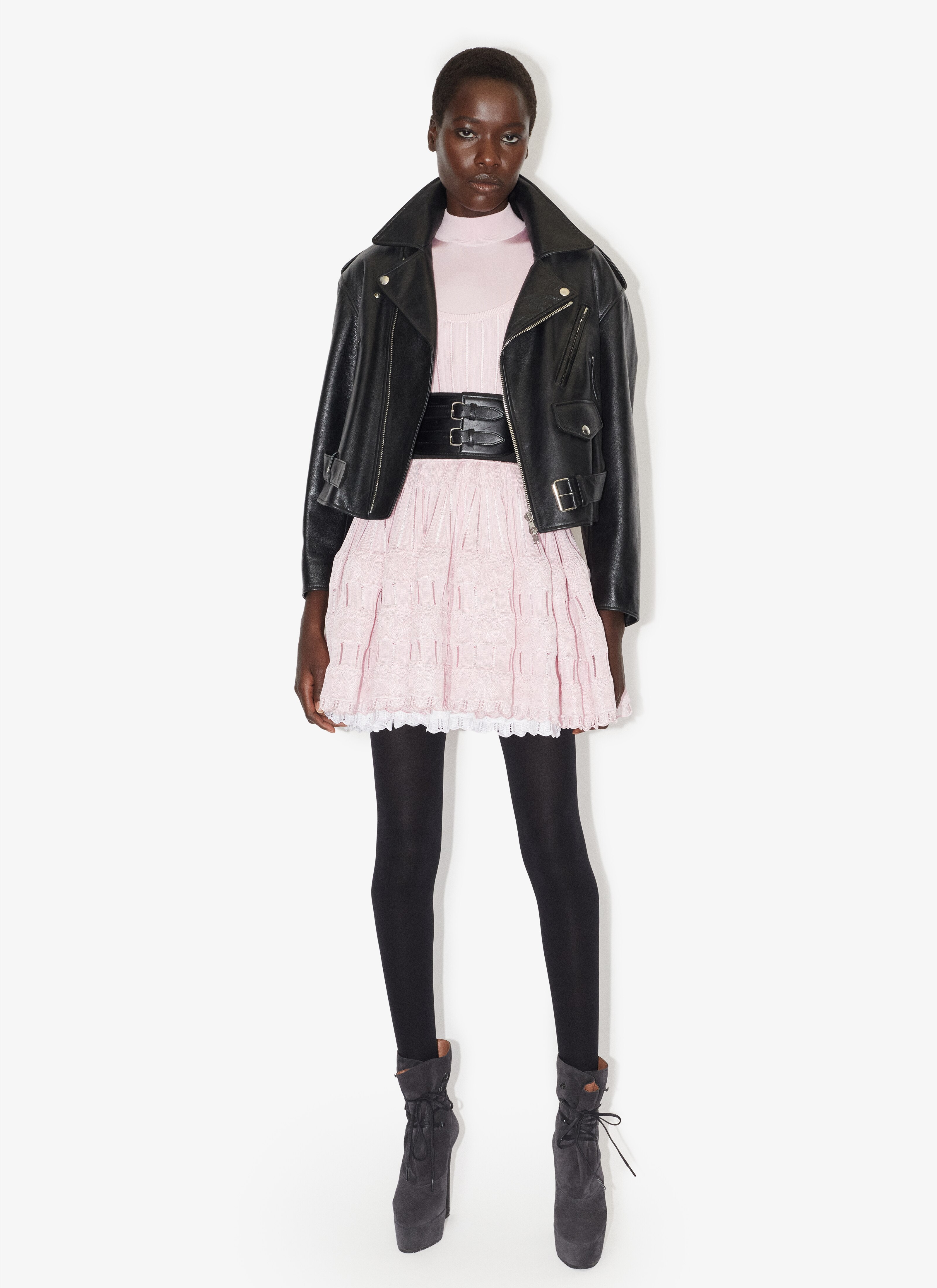 ALAÏA BLACK BIKER JACKET ALAÏA