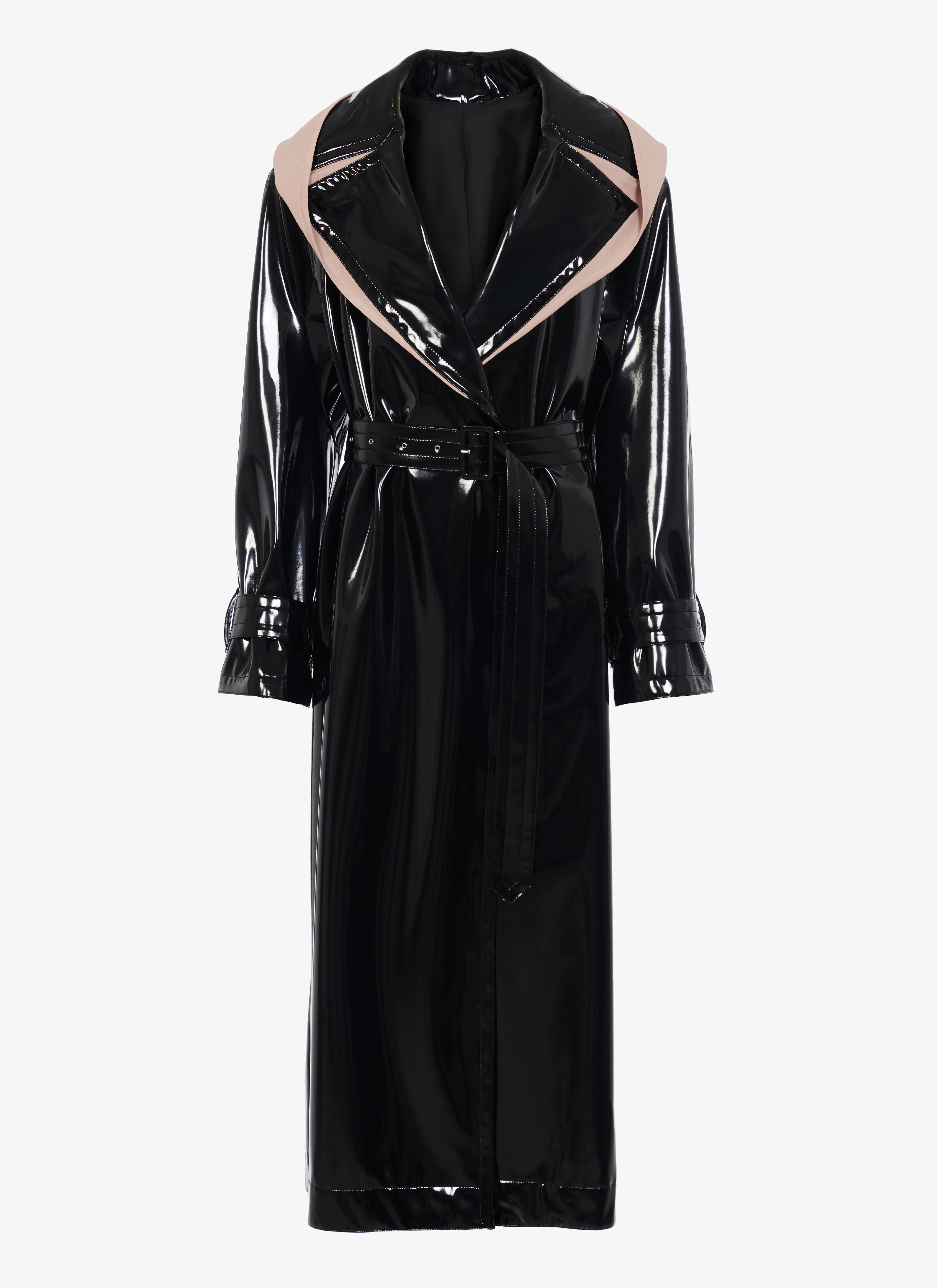 ALAÏA  OVERSIZE HOODED TRENCH COAT
