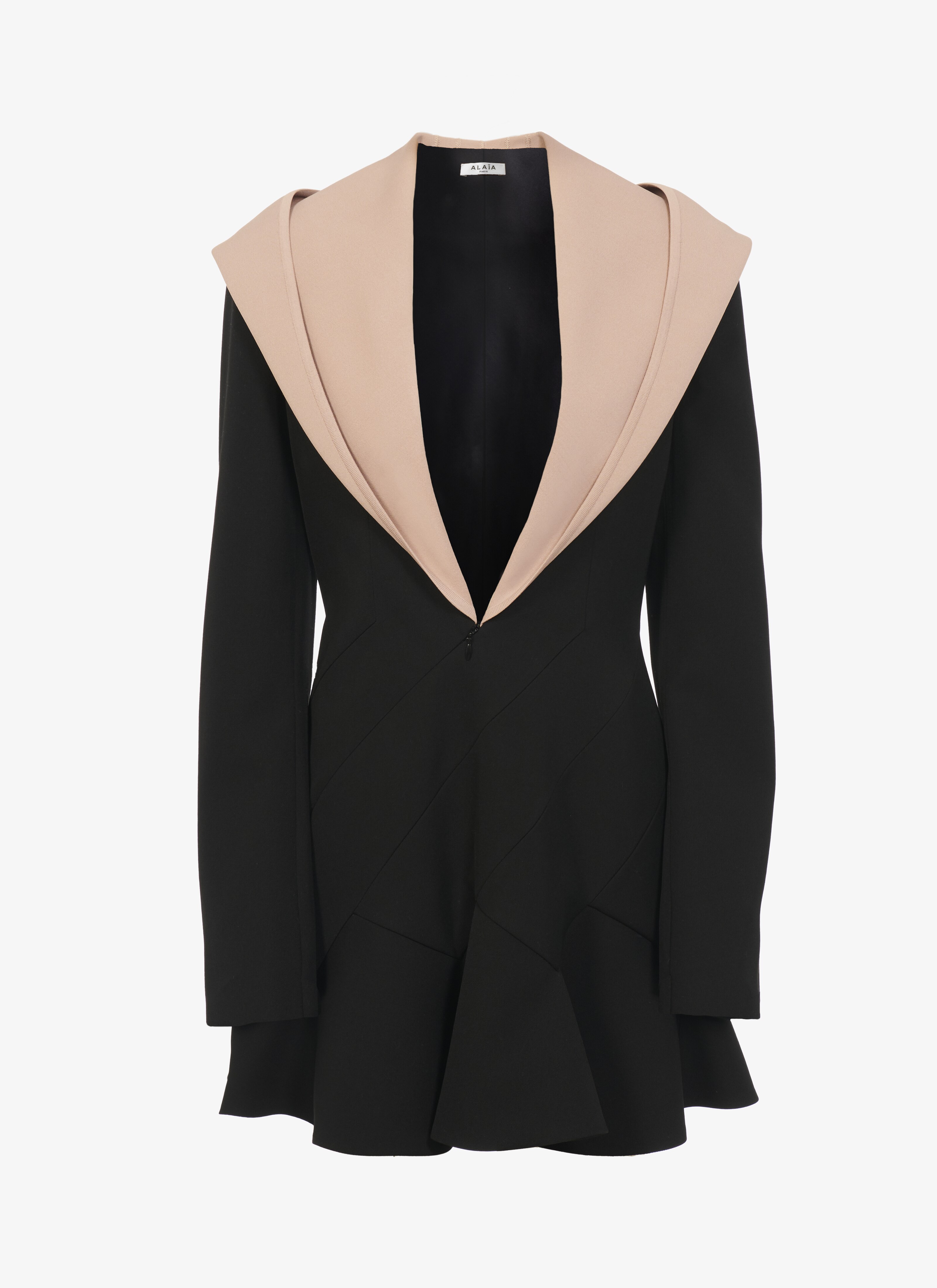 Hooded tailored Dress maison-alaia.com