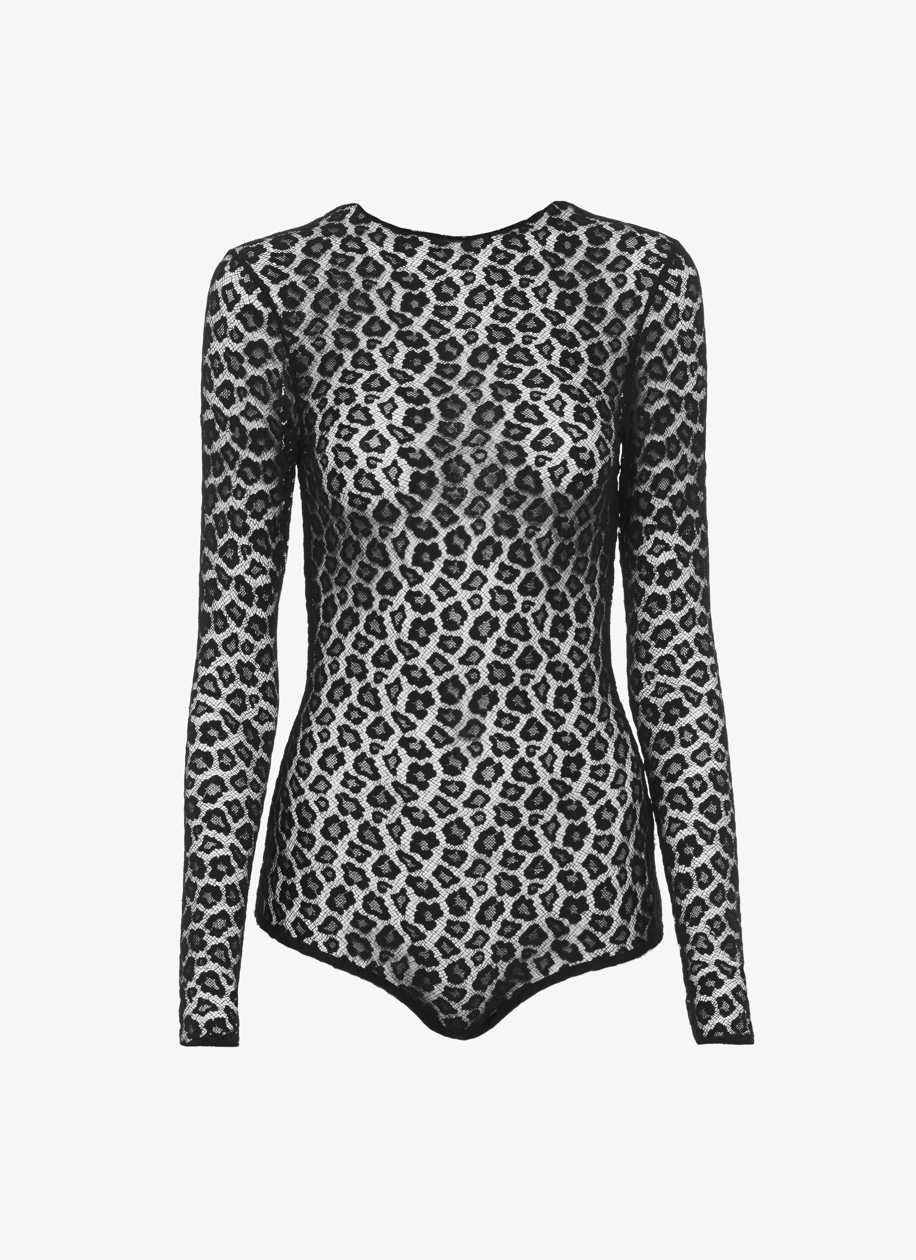 Leopard Lace Body maison-alaia.com