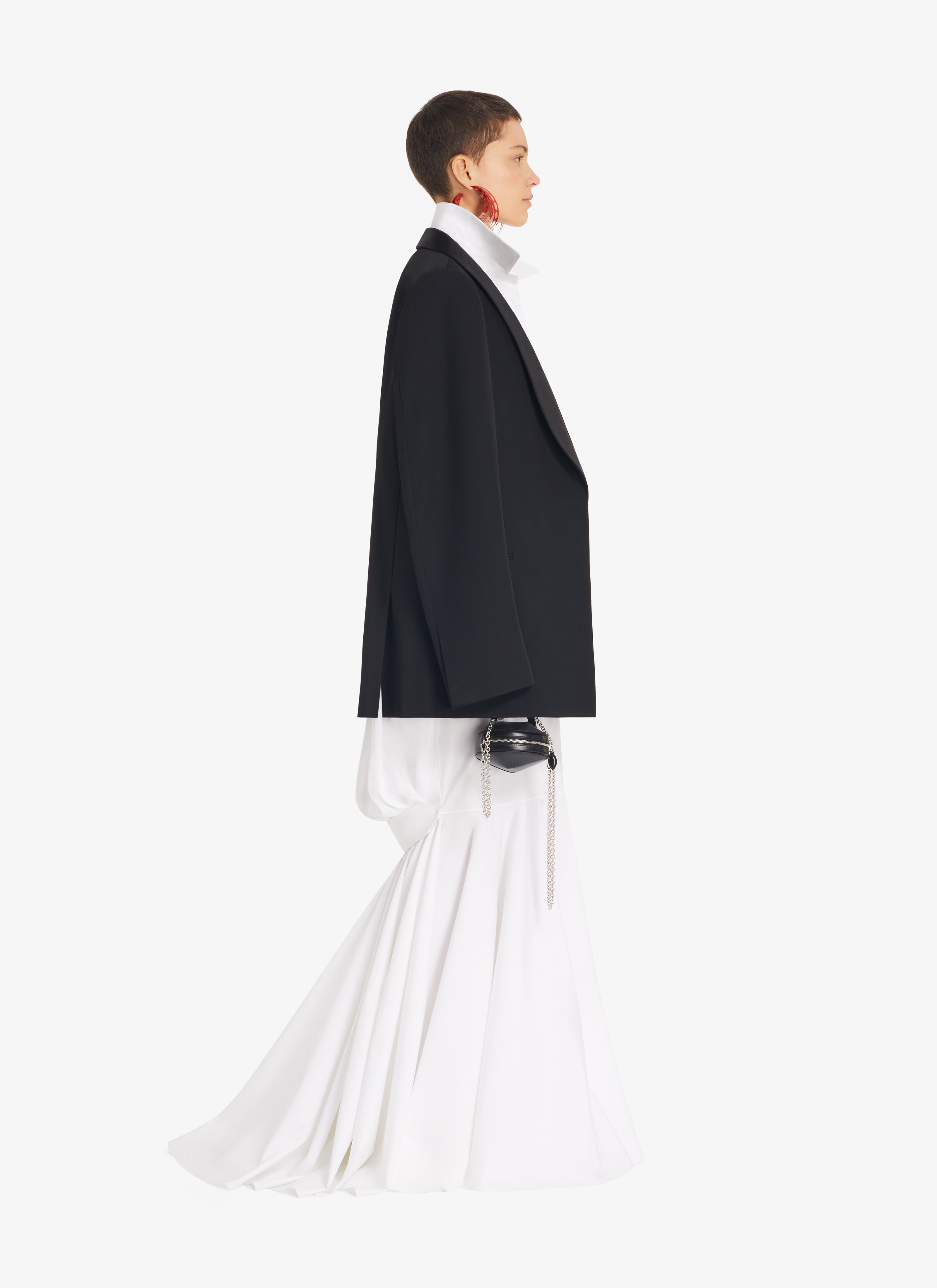 ALAÏA GIACCA DA SMOKING NERO