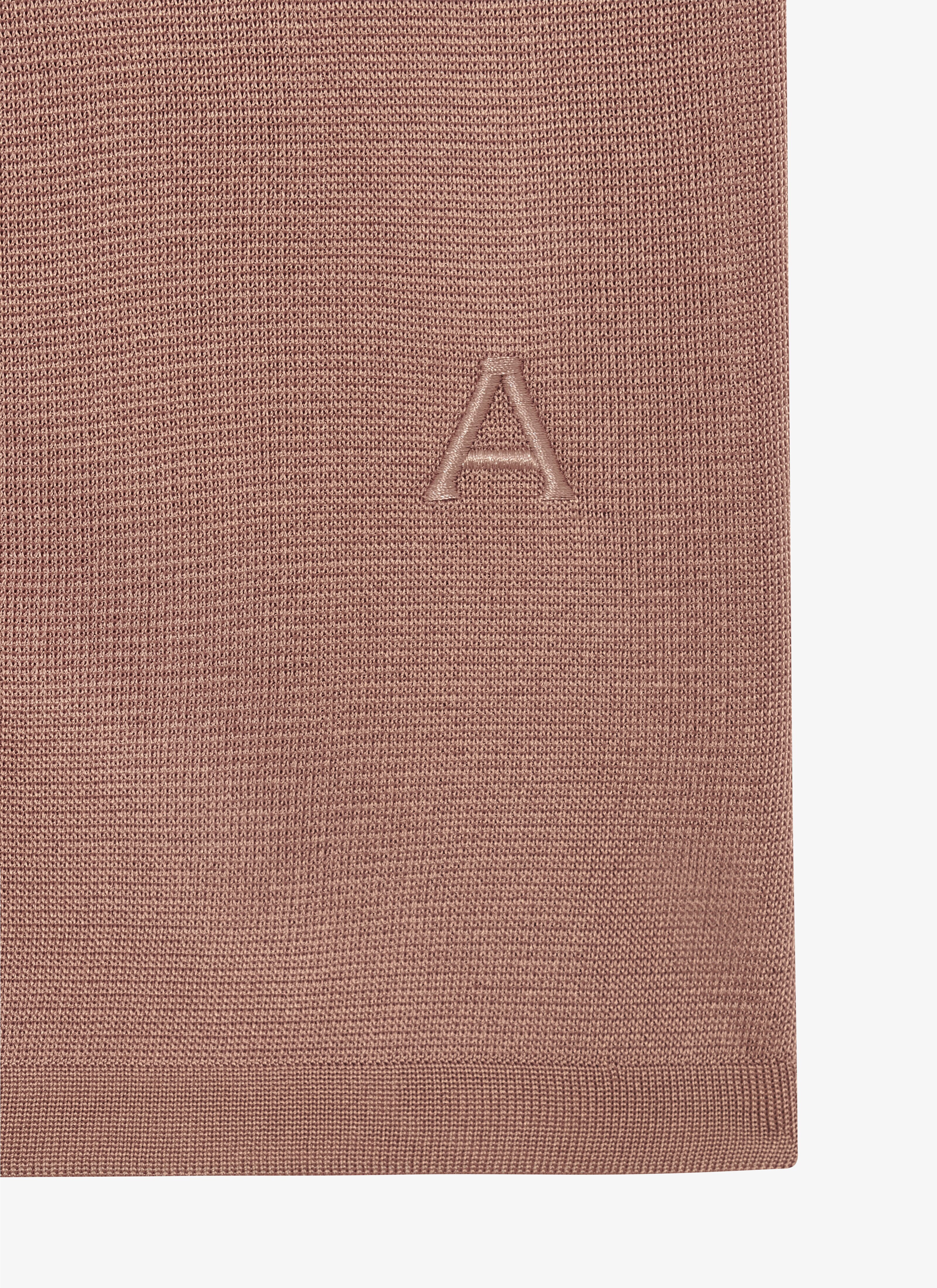 ALAÏA DARK CAMEL HIGH SHINE T-SHIRT