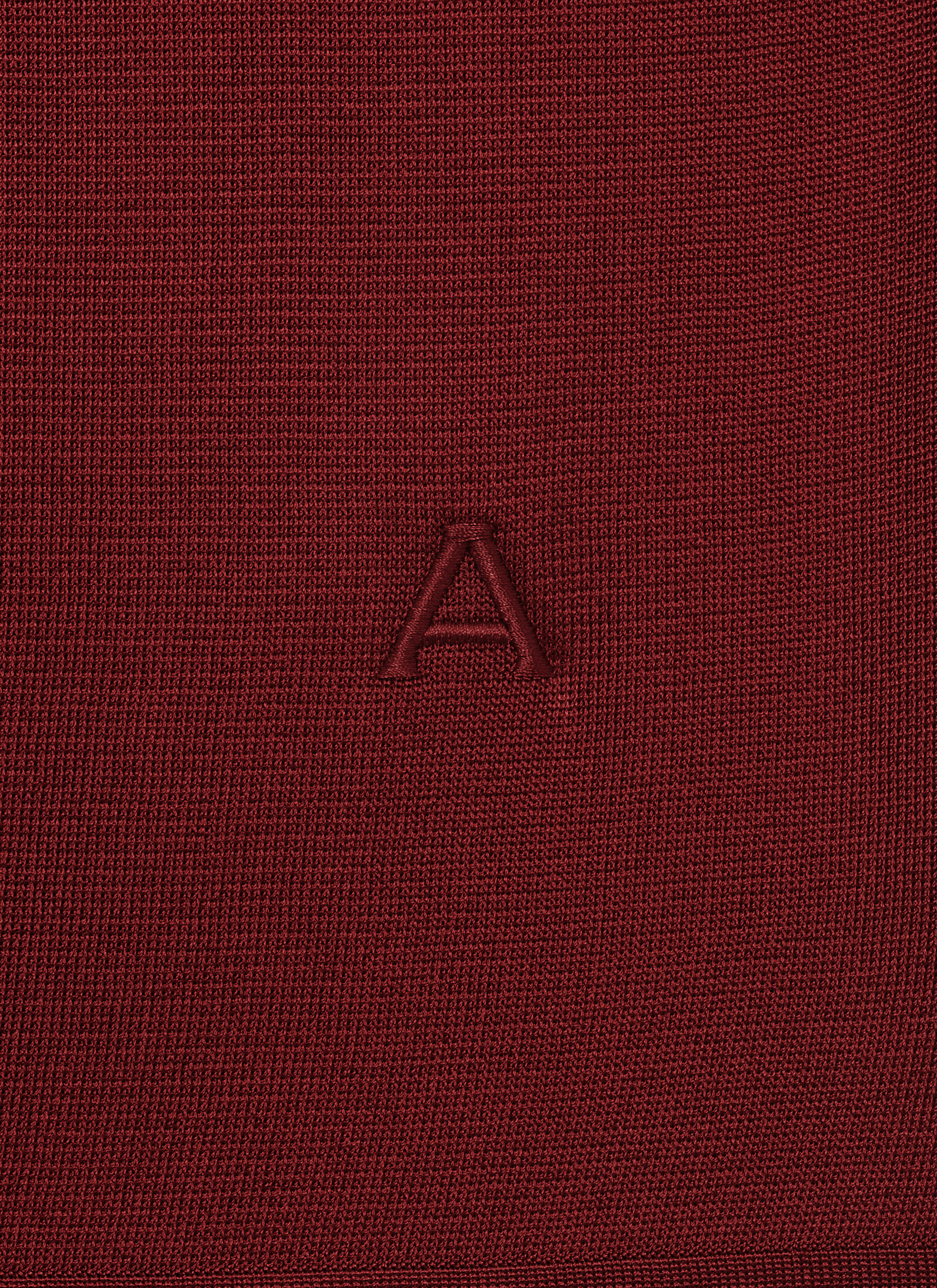 ALAÏA BURGUNDY HIGH SHINE TANK TOP