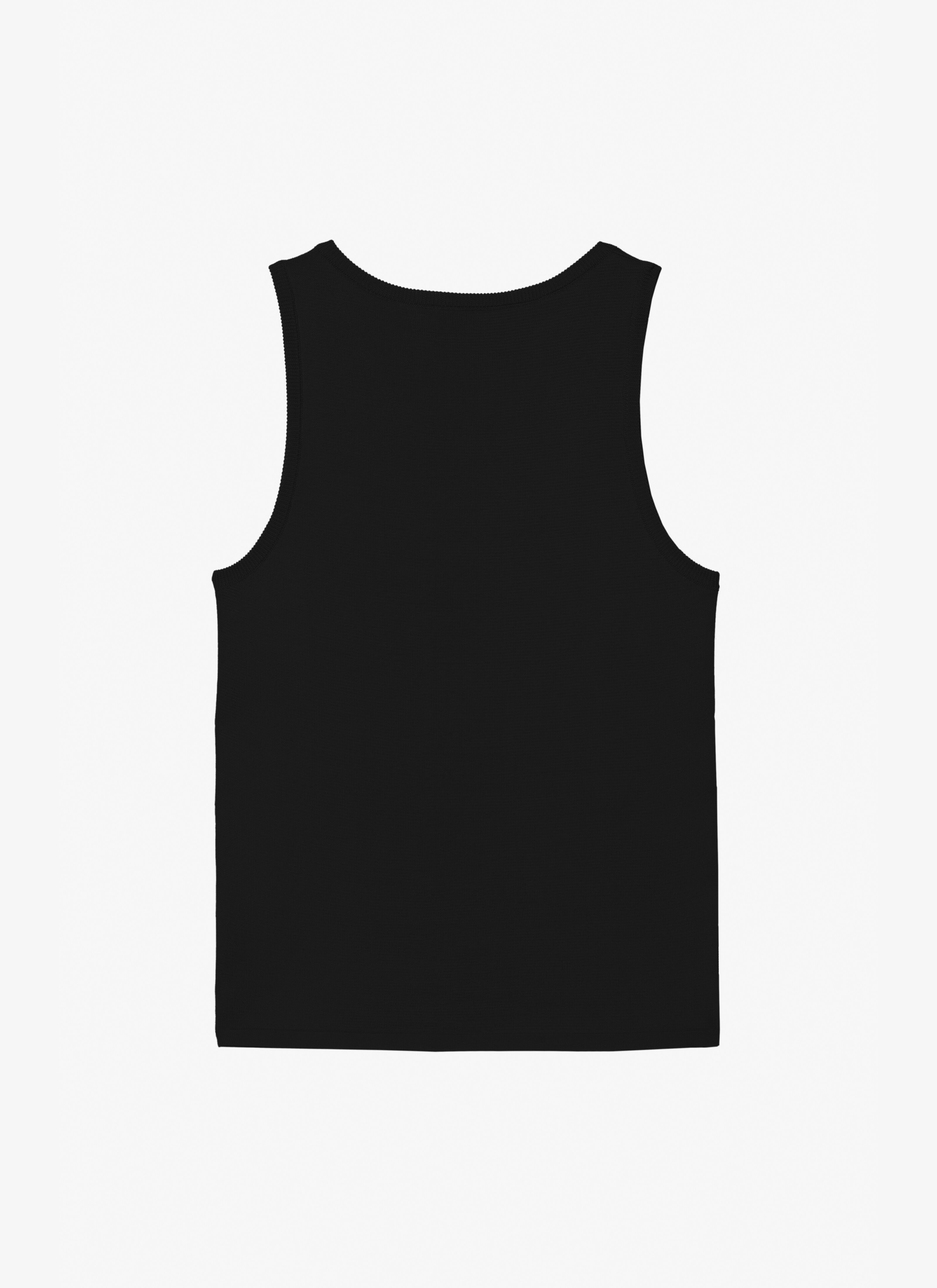 ALAÏA BLACK HIGH SHINE TANK TOP
