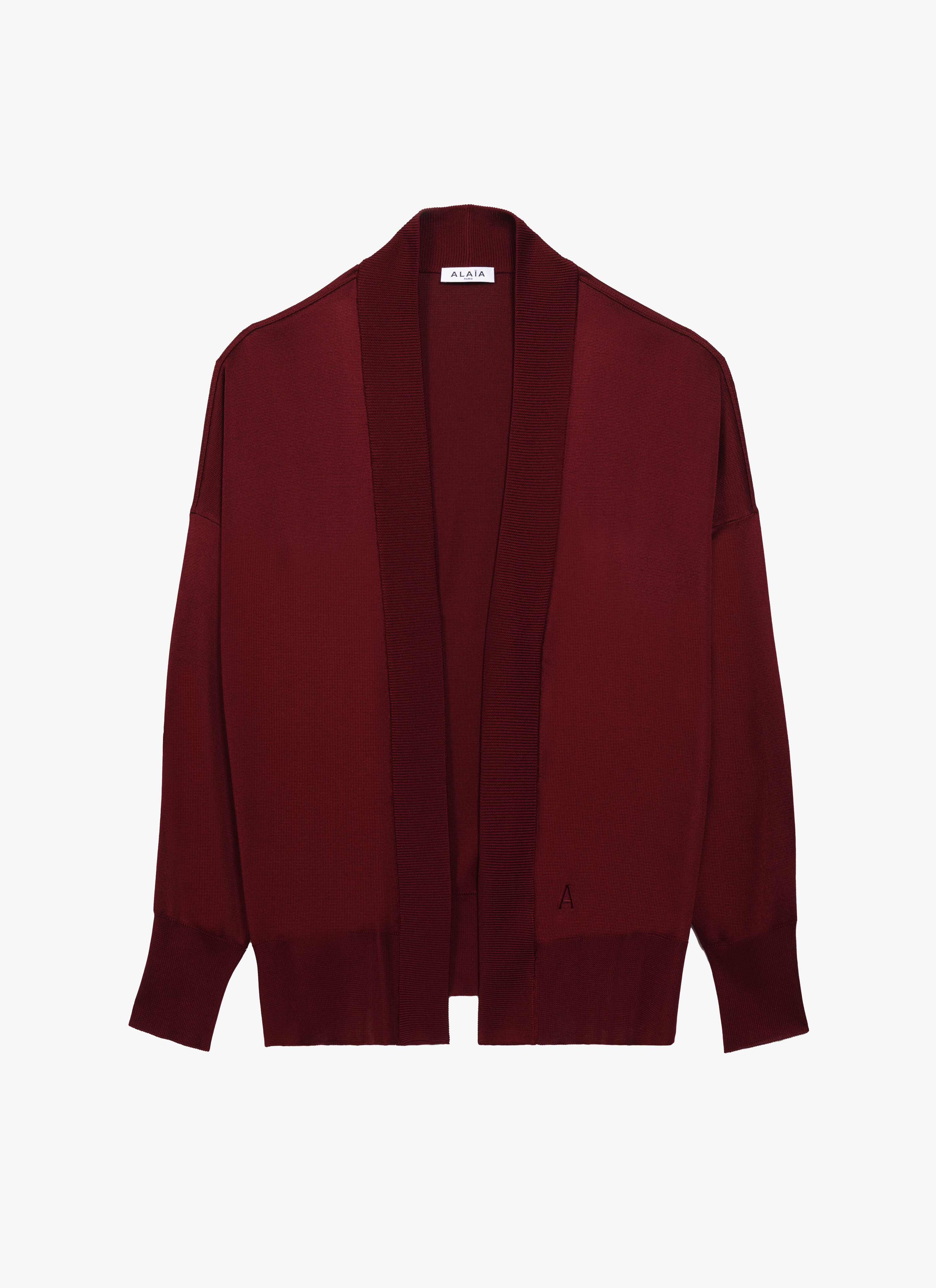 Cardigan in Hochglanz-Optik - maison-alaia.com