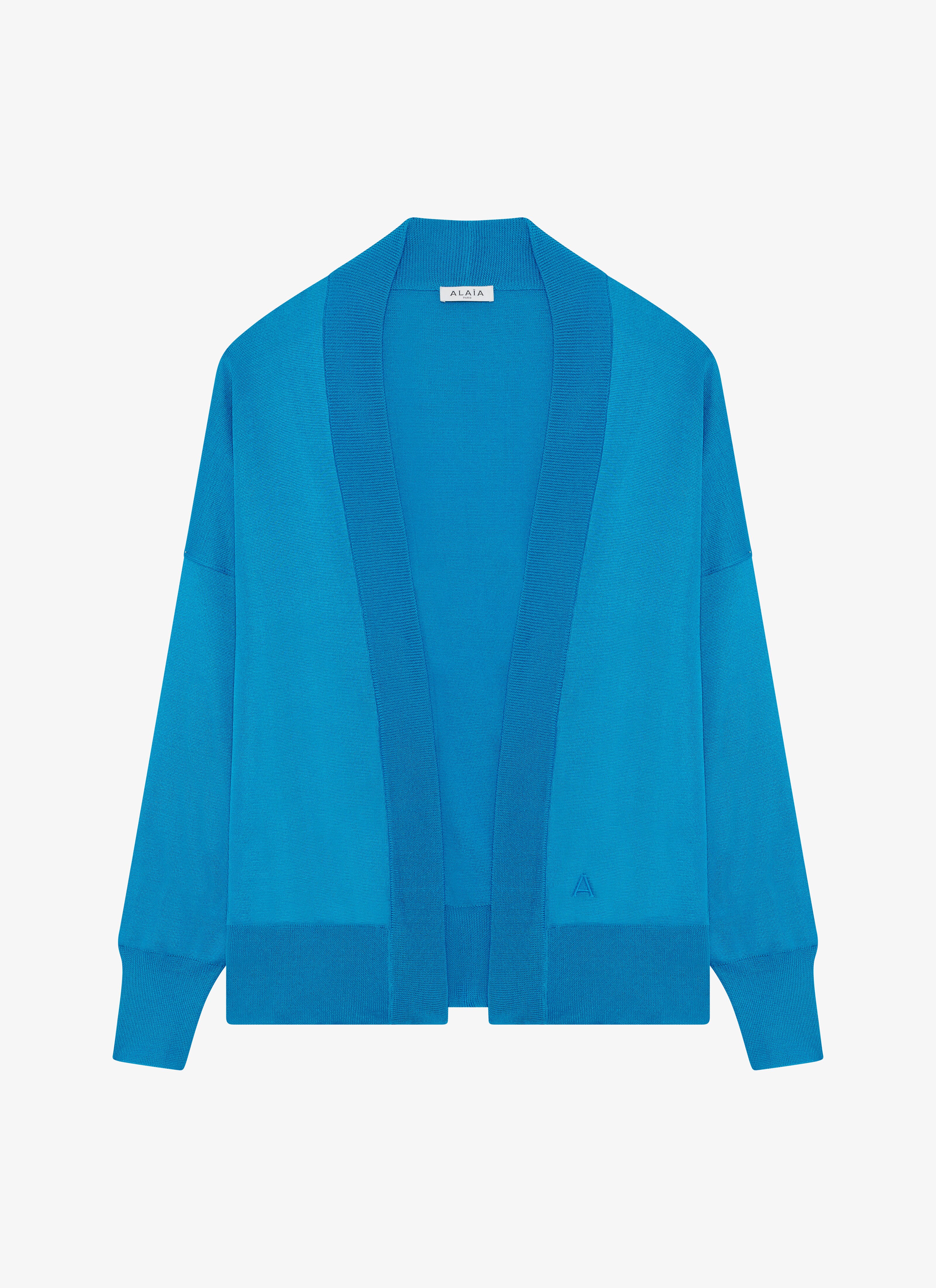 Cardigan in Hochglanz-Optik - maison-alaia.com