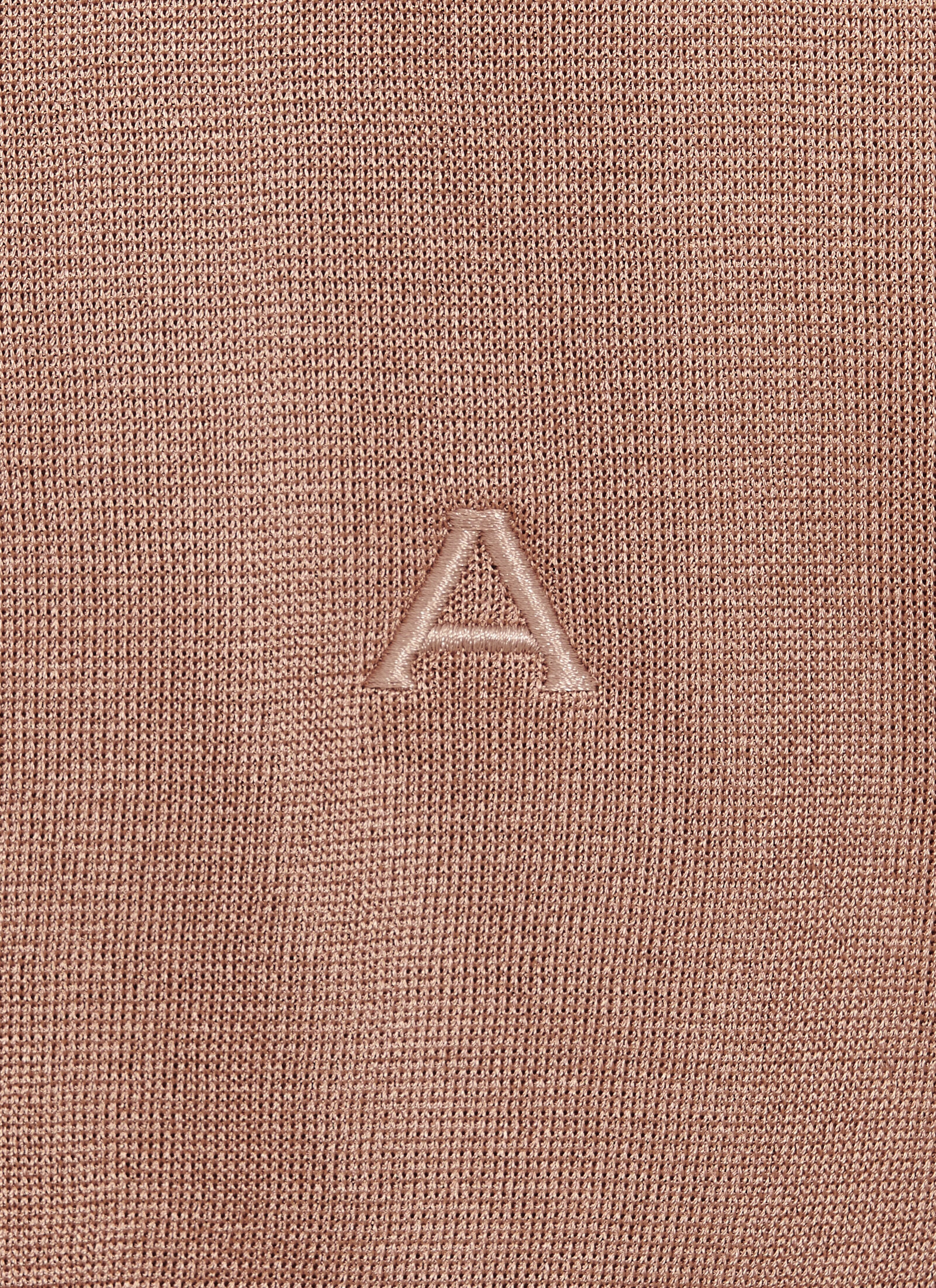 ALAÏA DARK CAMEL HIGH SHINE SWEATER