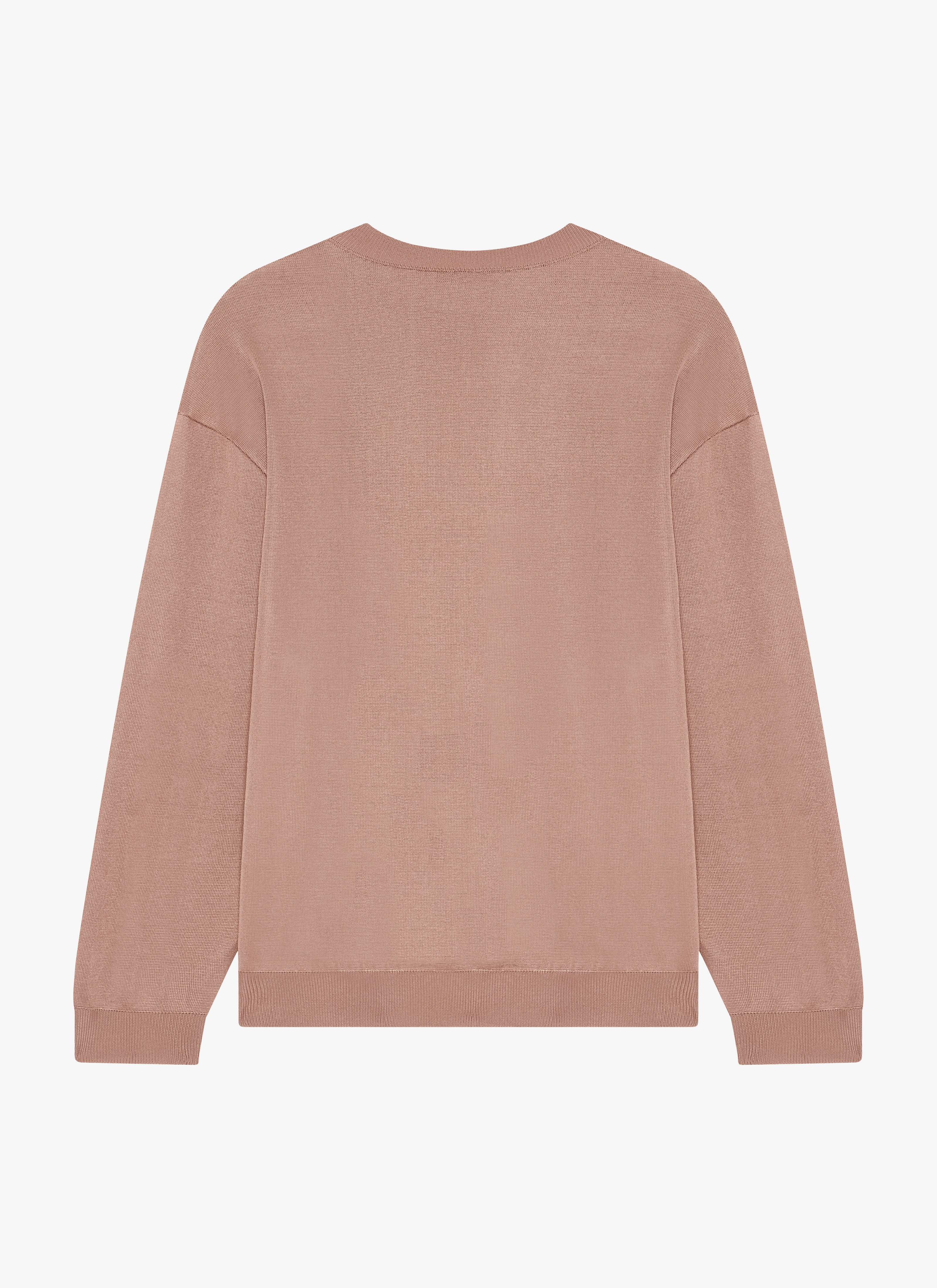 ALAÏA DARK CAMEL HIGH SHINE SWEATER