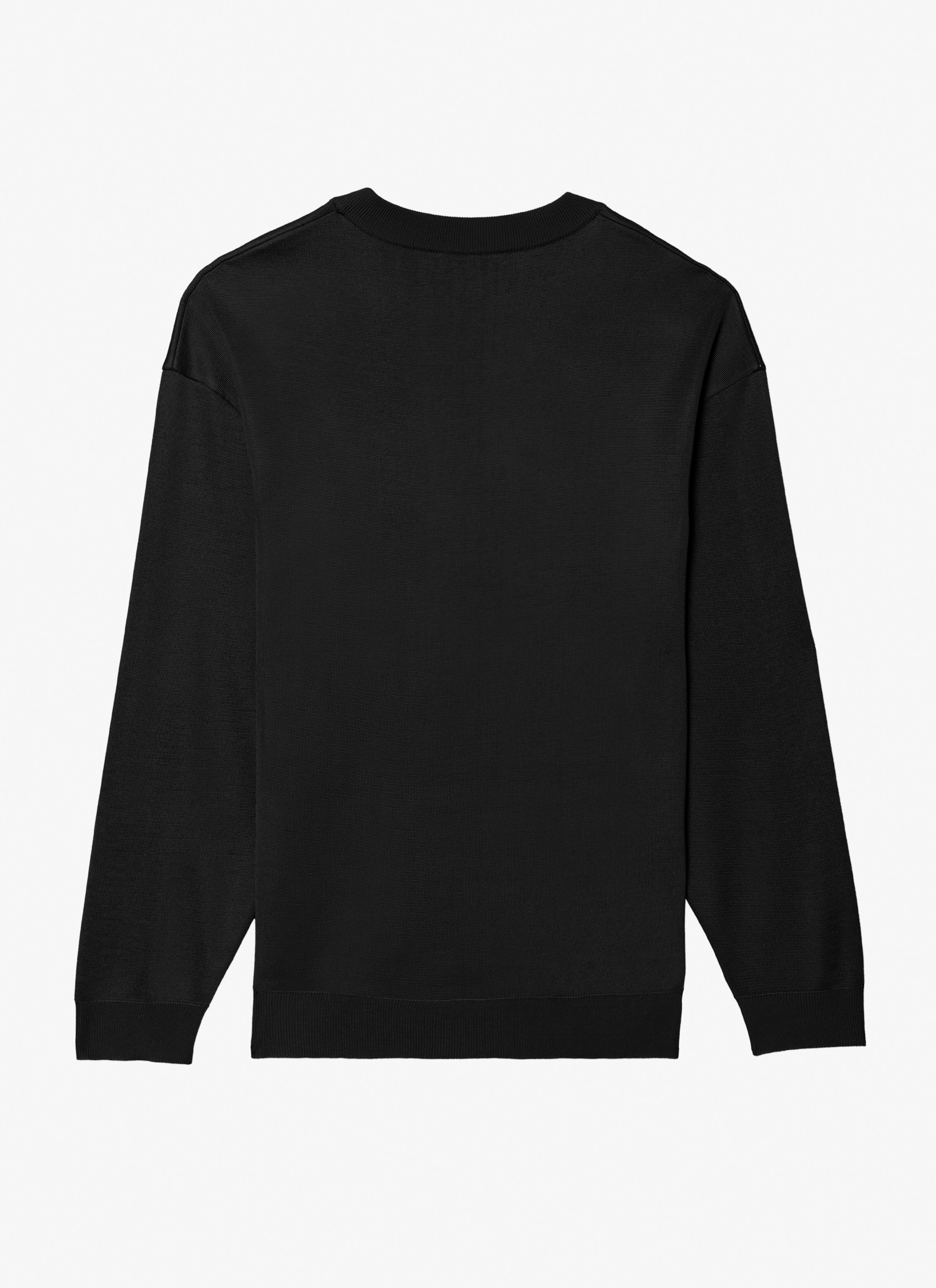 ALAÏA BLACK HIGH SHINE SWEATER
