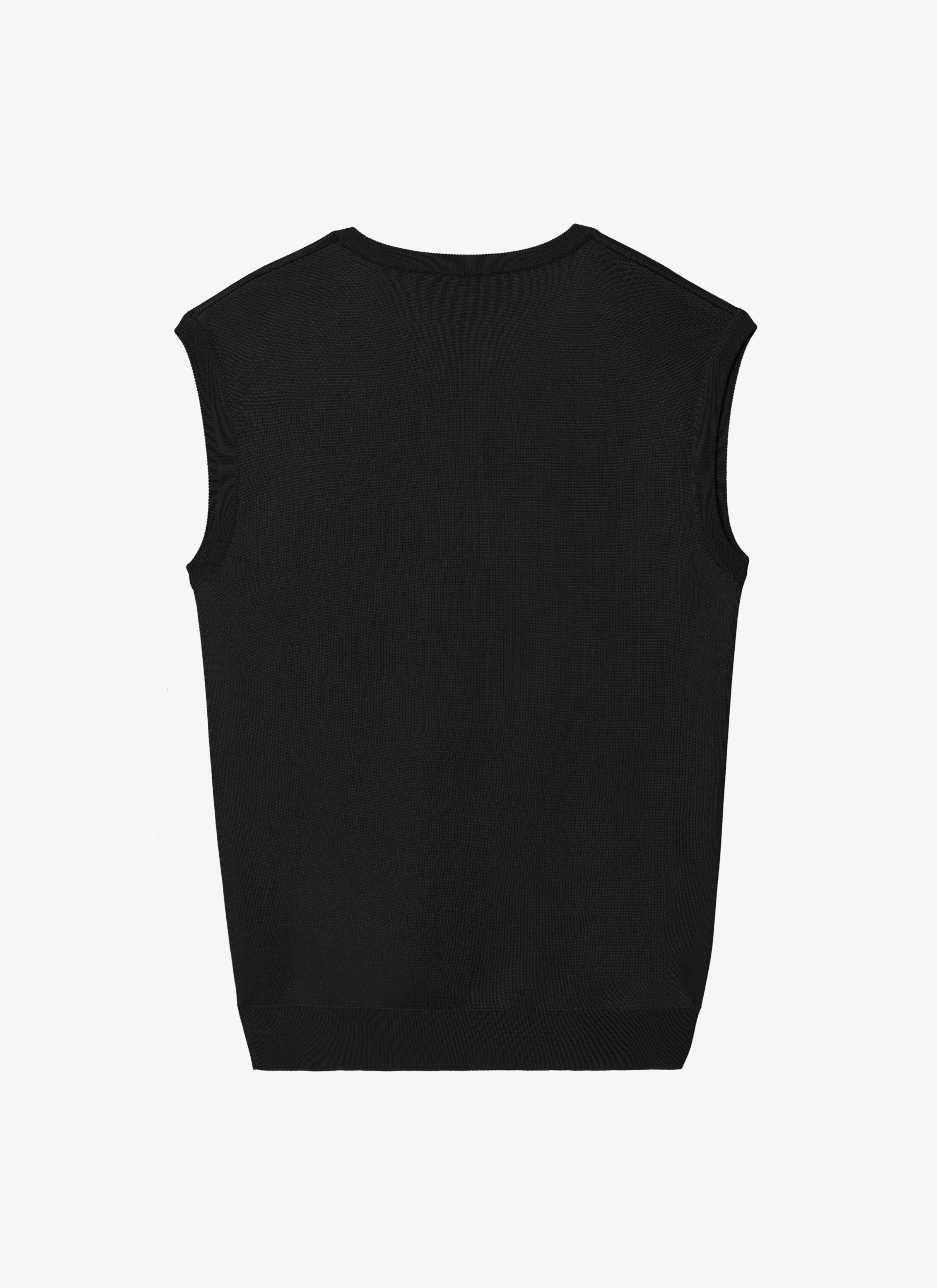 ALAÏA BLACK HIGH SHINE VEST