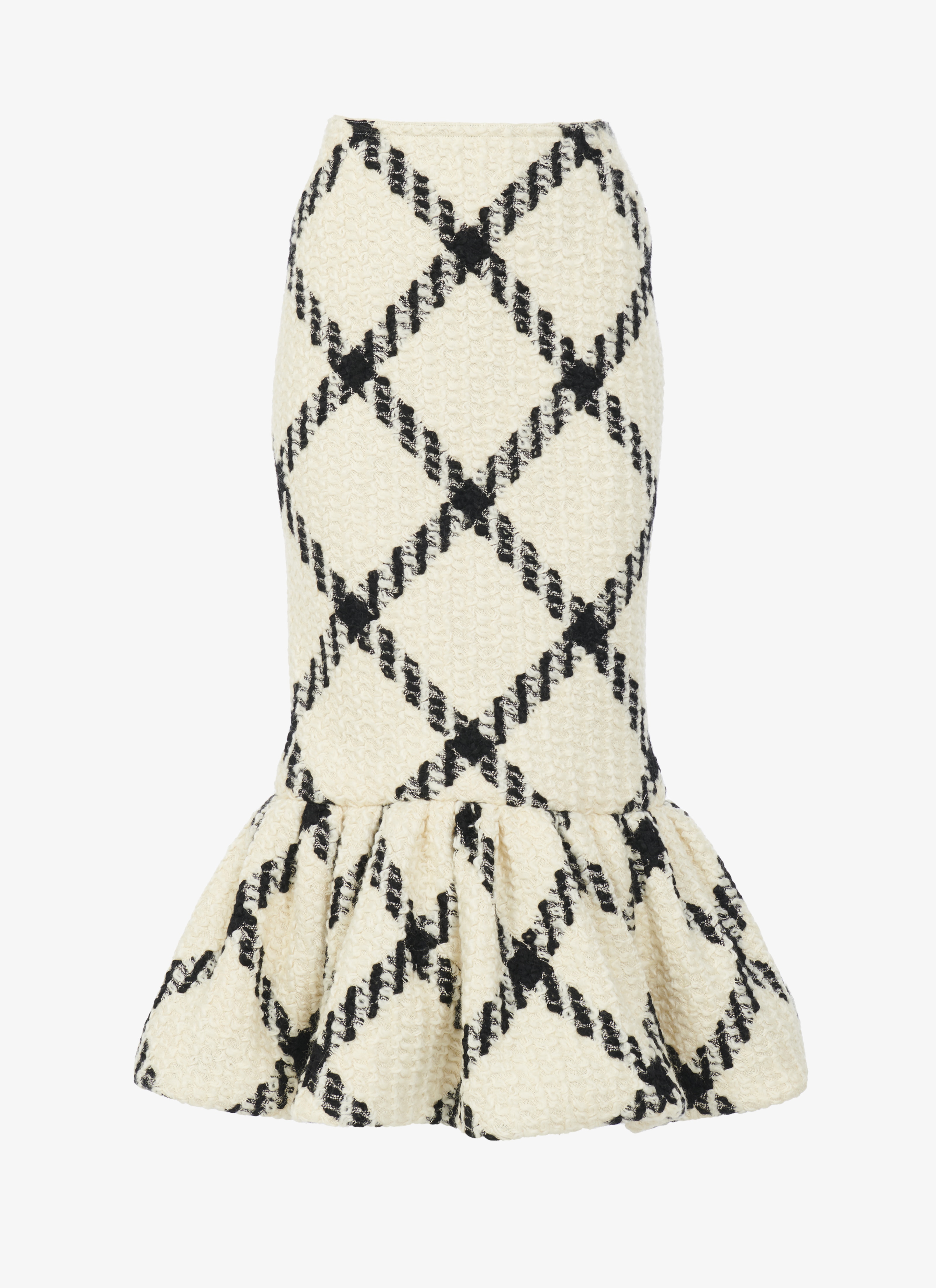 Fit and Flare wool Skirt maison-alaia.com