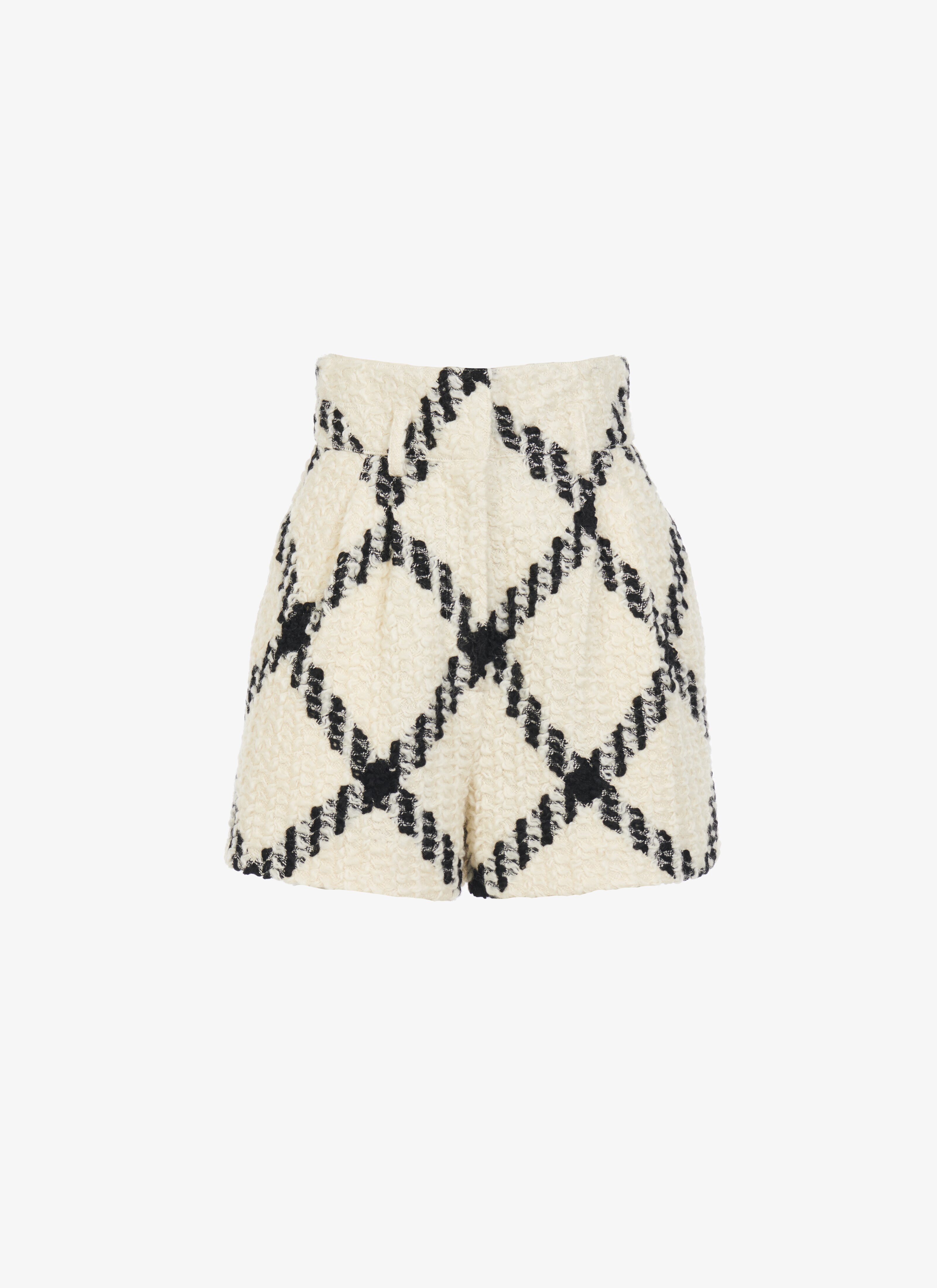 High-Waist wool Shorts maison-alaia.com