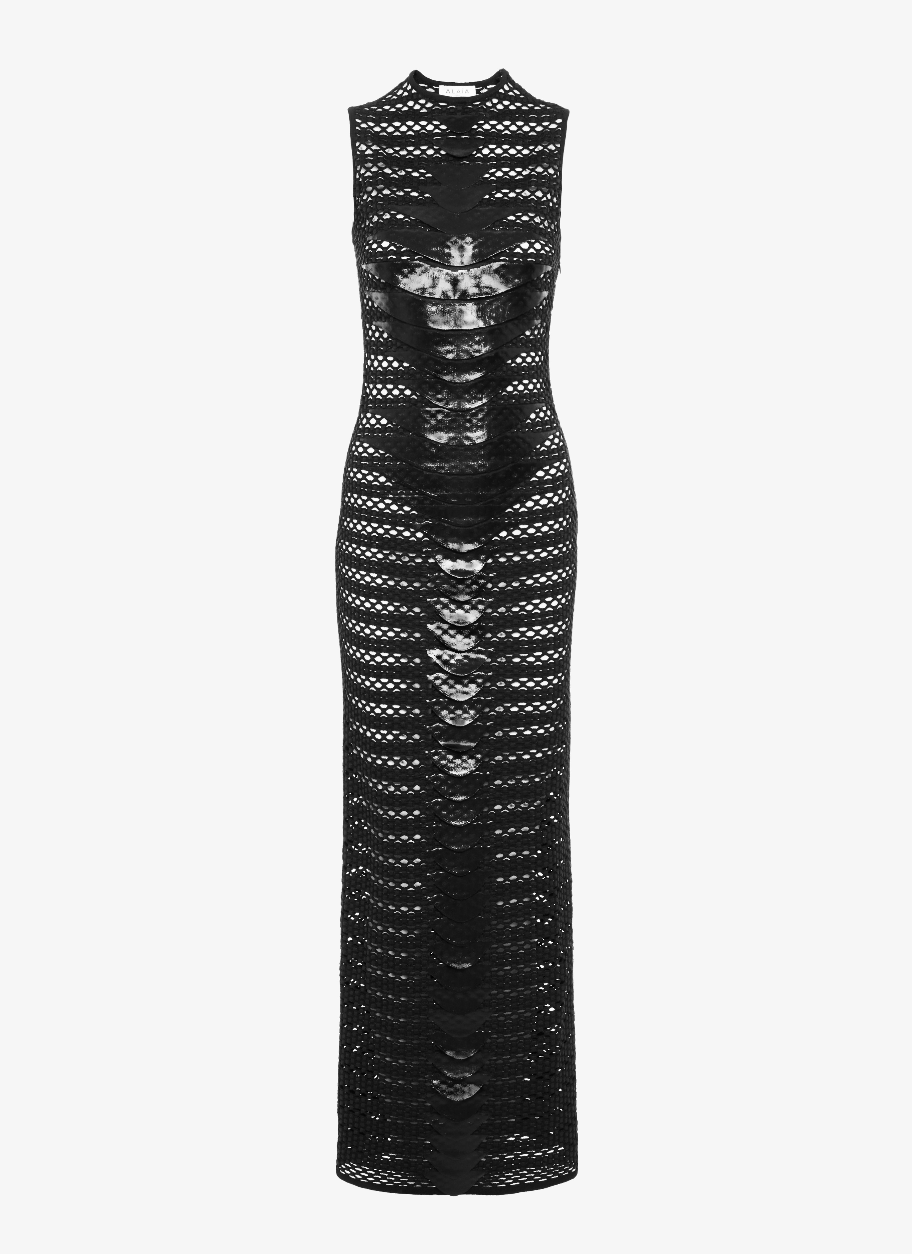 3D Lace Mesh Dress maison-alaia.com
