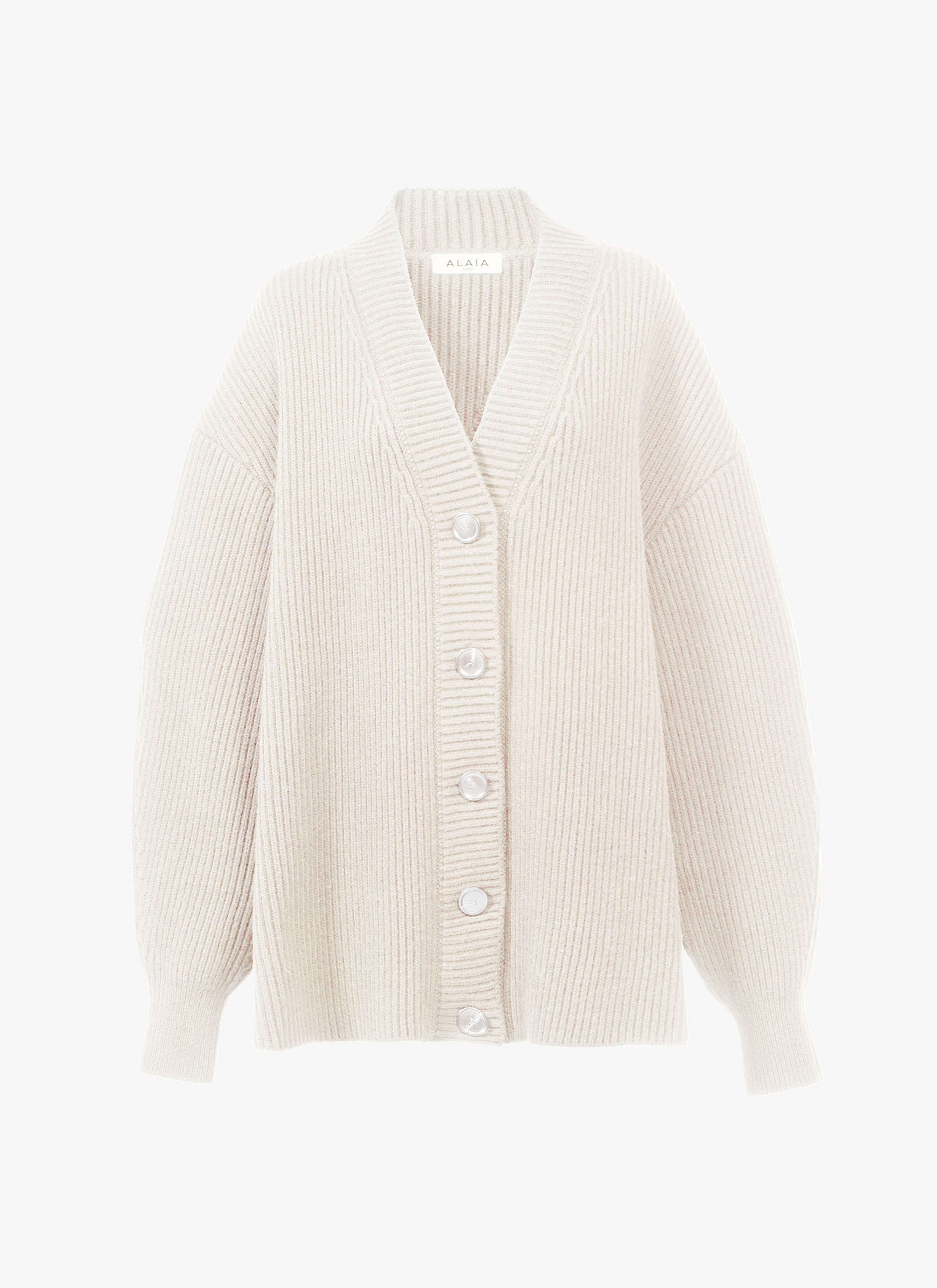 English Ribbed Cardigan
 maison-alaia.com