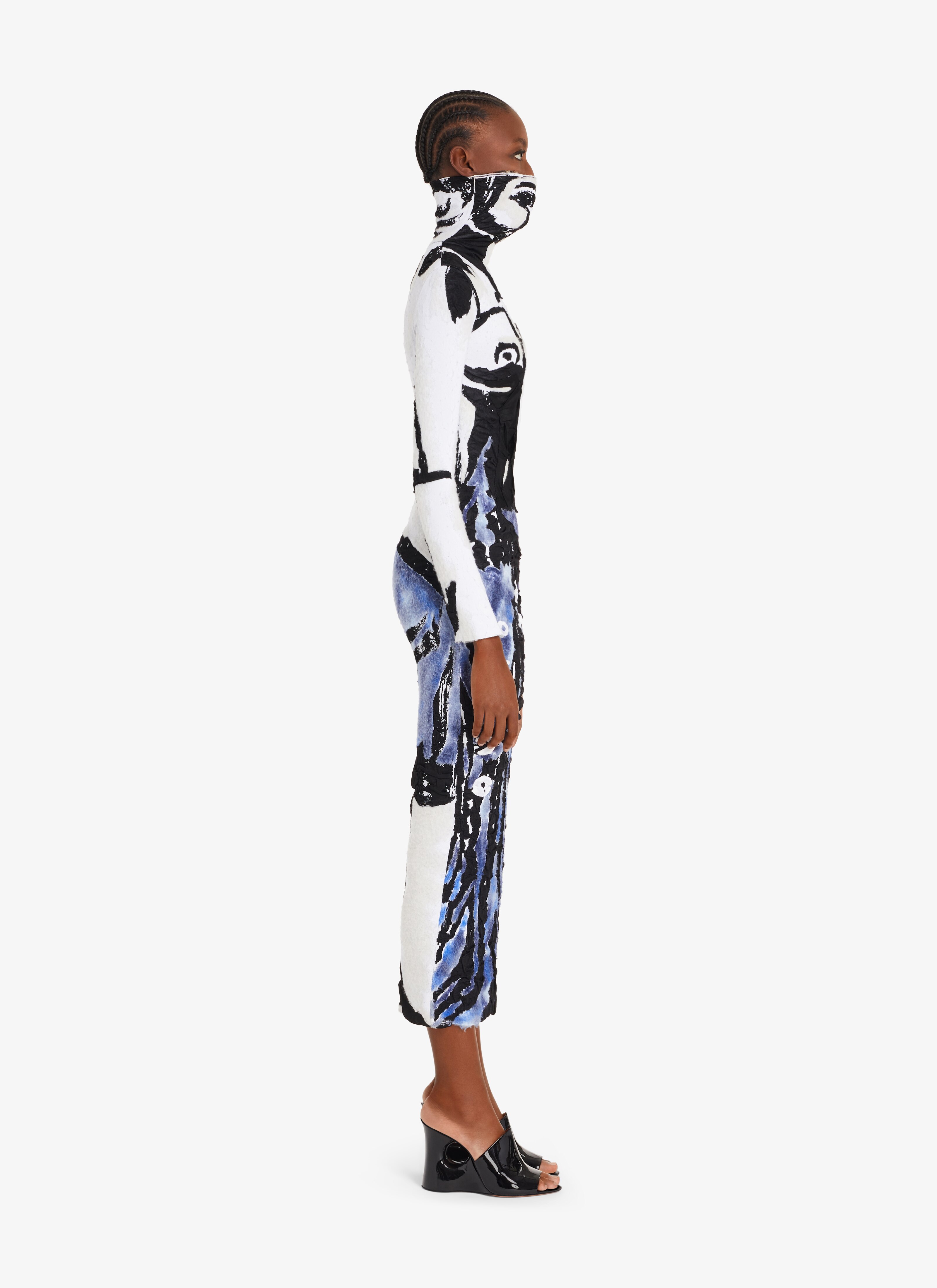 ALAÏA  PICASSO DRESS "LA FEMME AUX MAINS JOINTES"