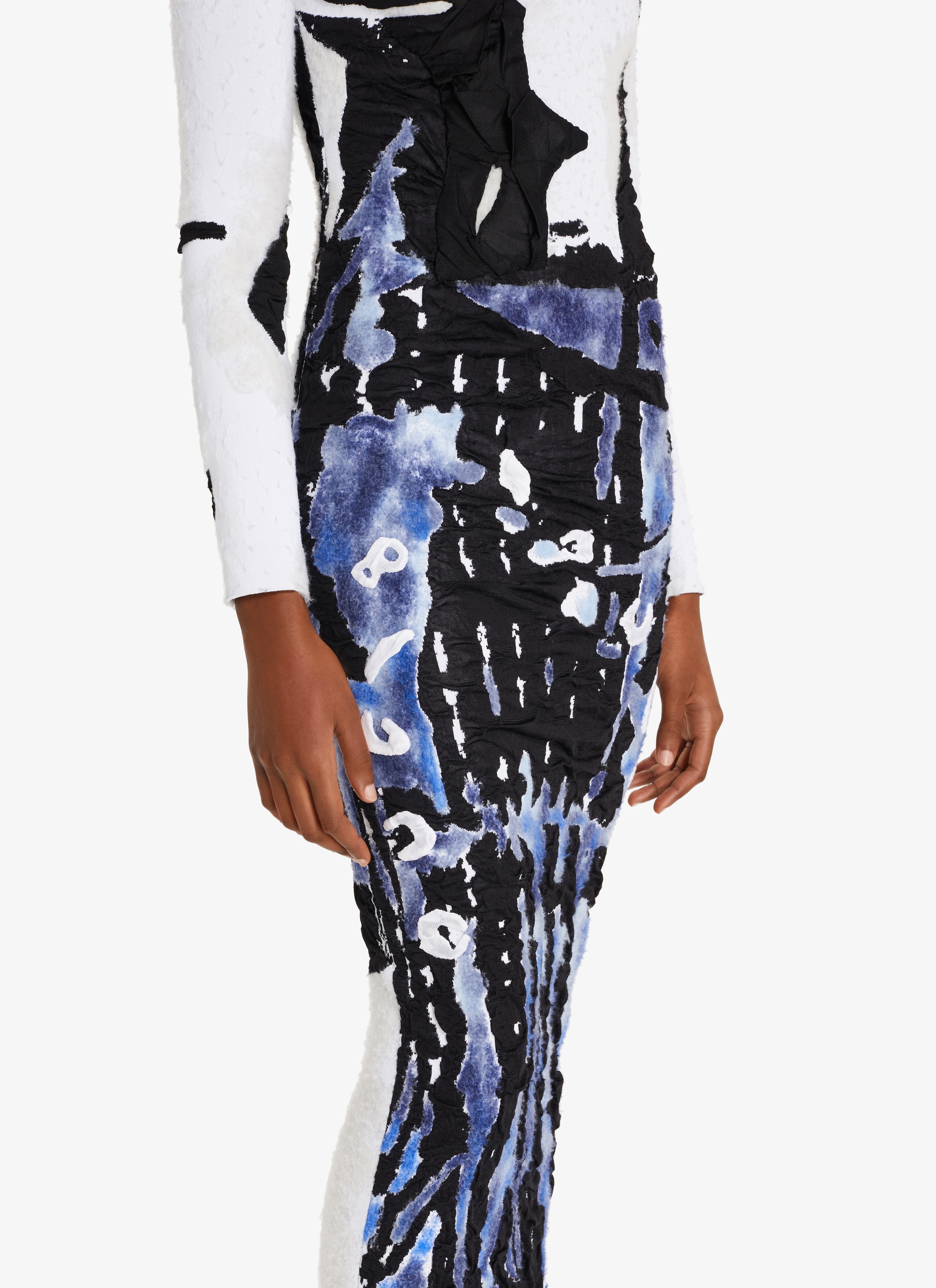 ALAÏA  PICASSO DRESS "LA FEMME AUX MAINS JOINTES"