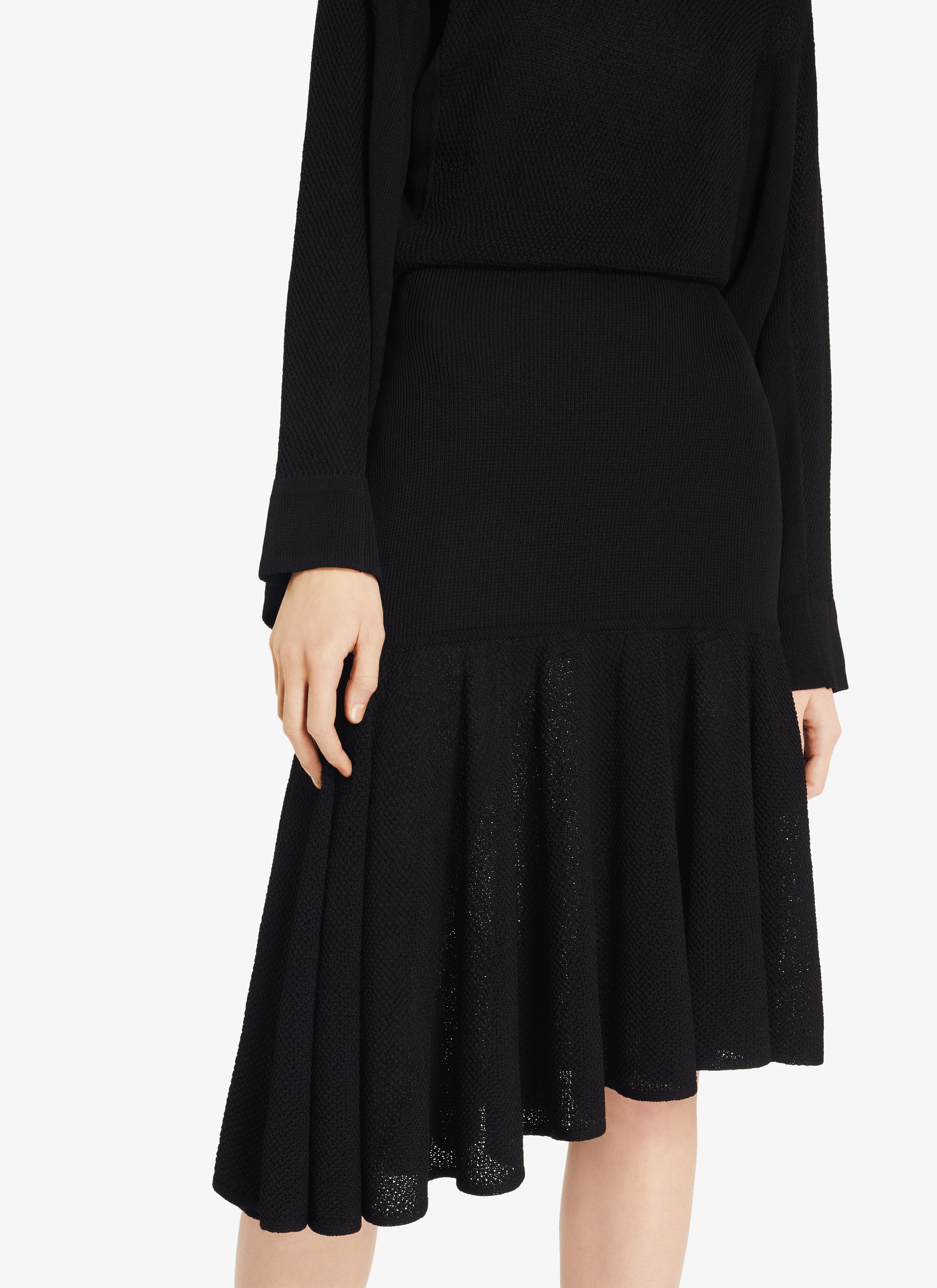 Fluid Black Dress - maison-alaia.com