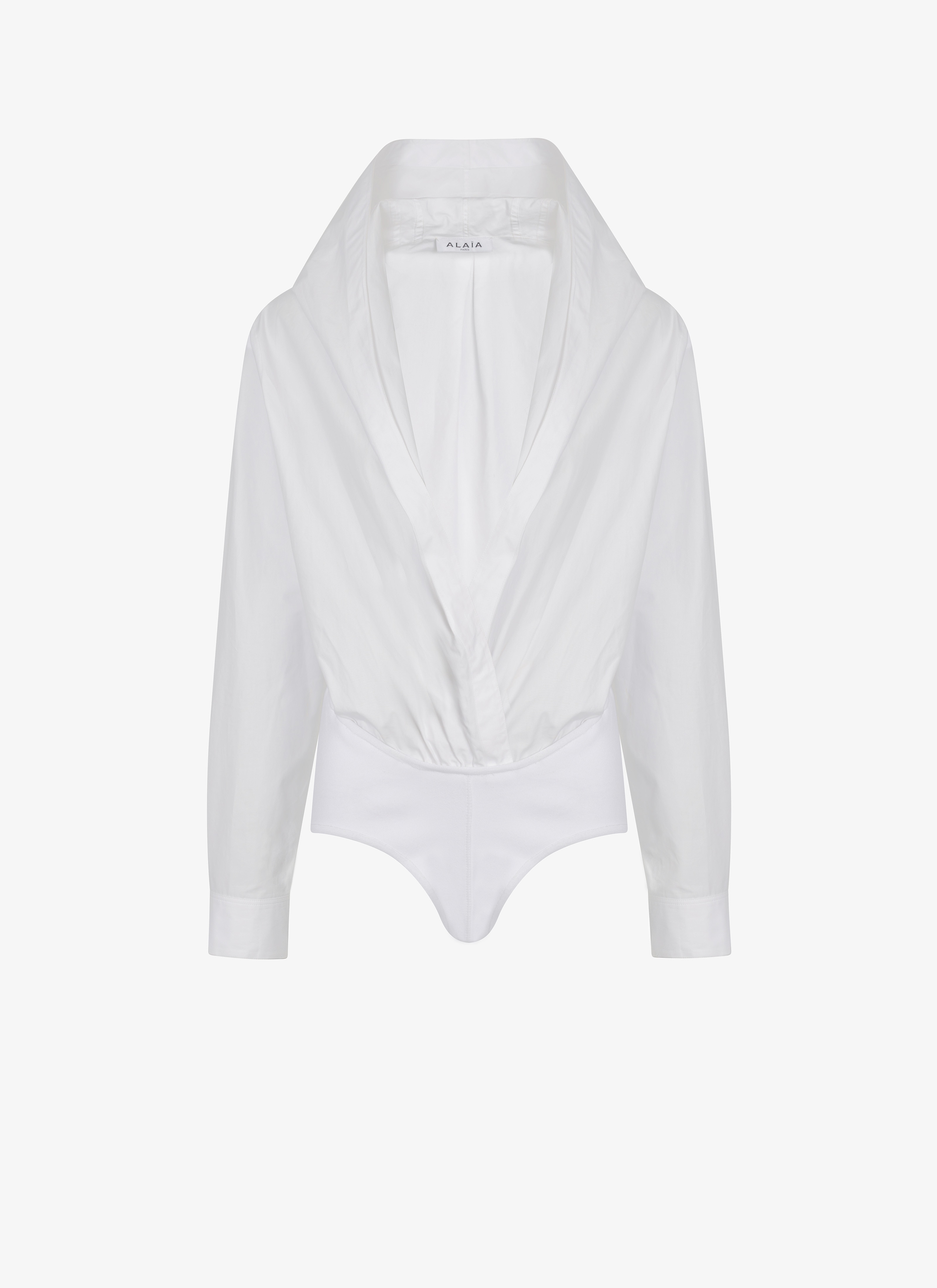 Hooded poplin body maison-alaia.com