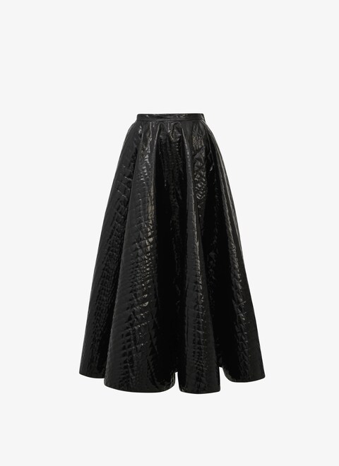 Midi "crocodile" pattern skirt - maison-alaia.com