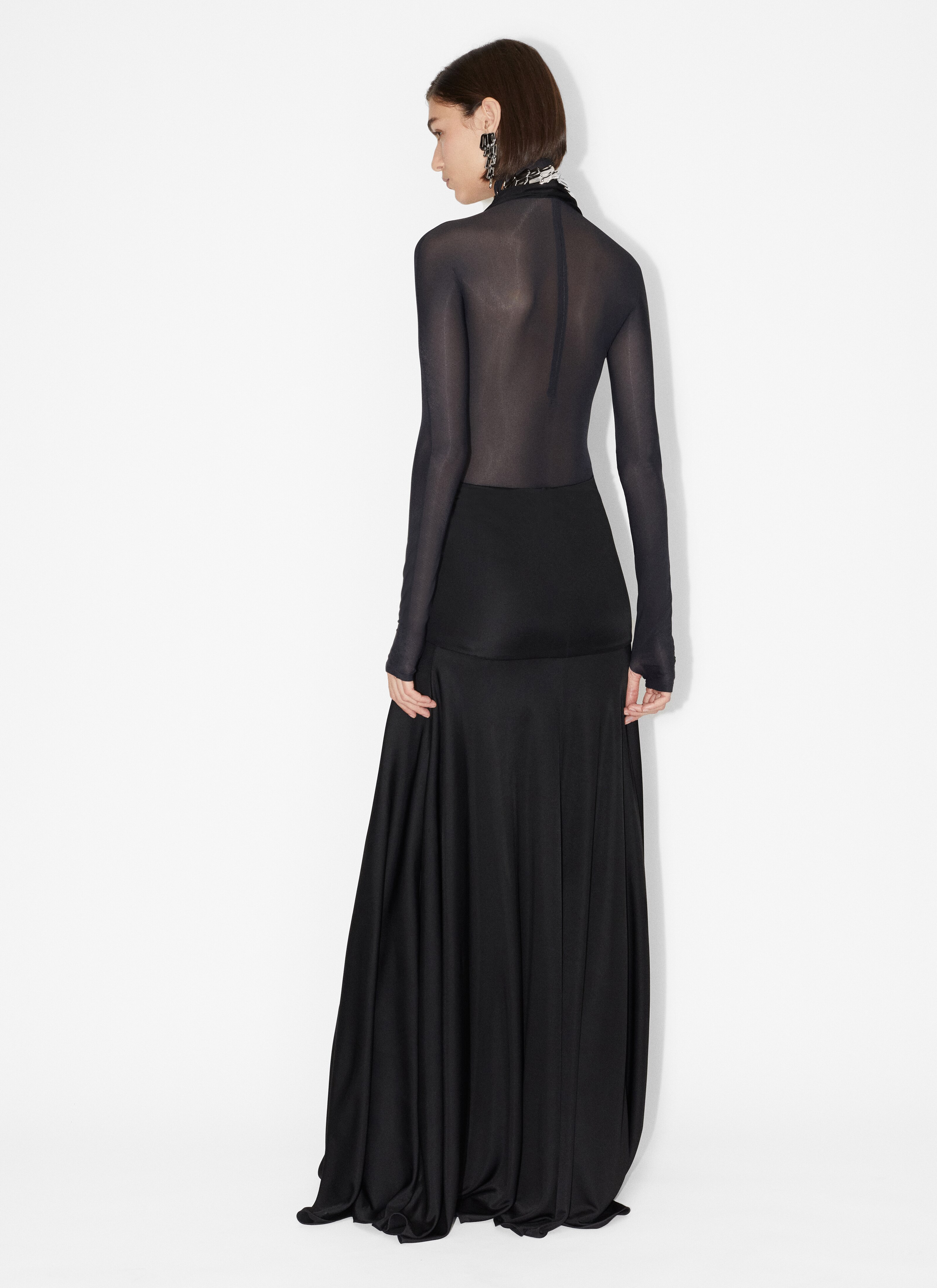 ALAÏA BLACK DEESSE GOWN