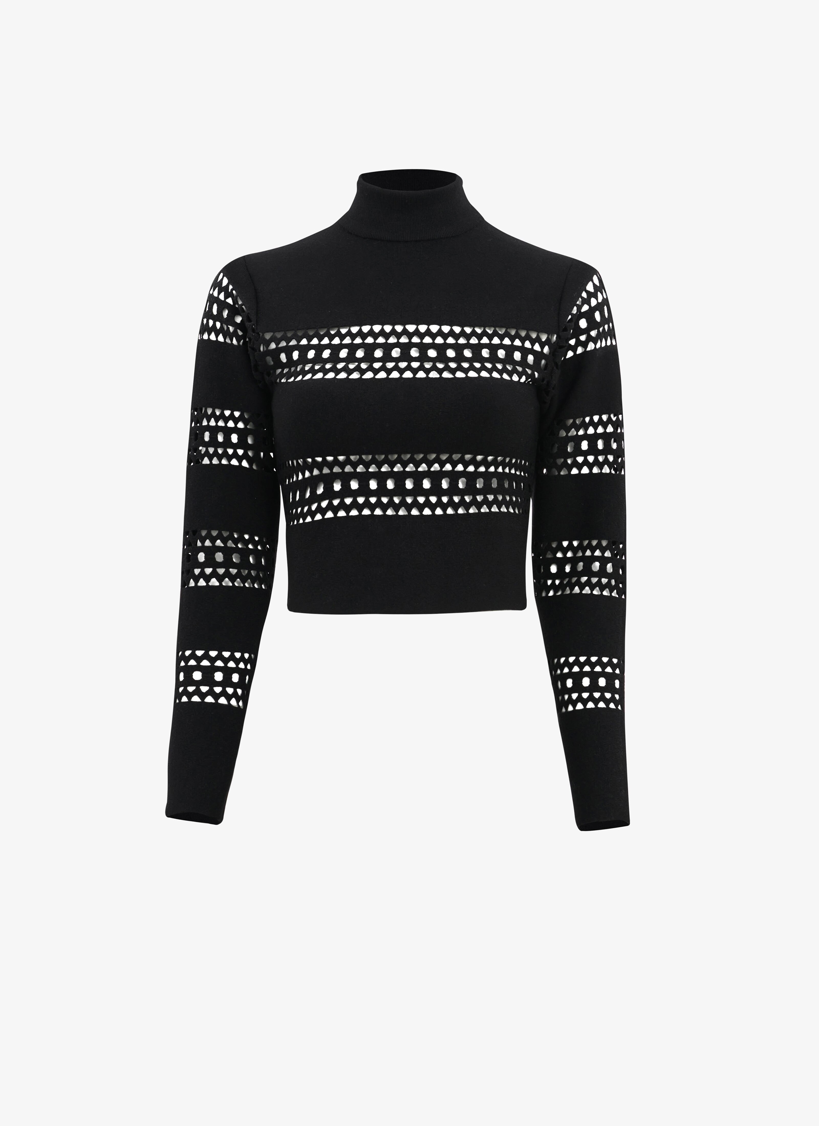 Perforated vienne sweater - maison-alaia.com