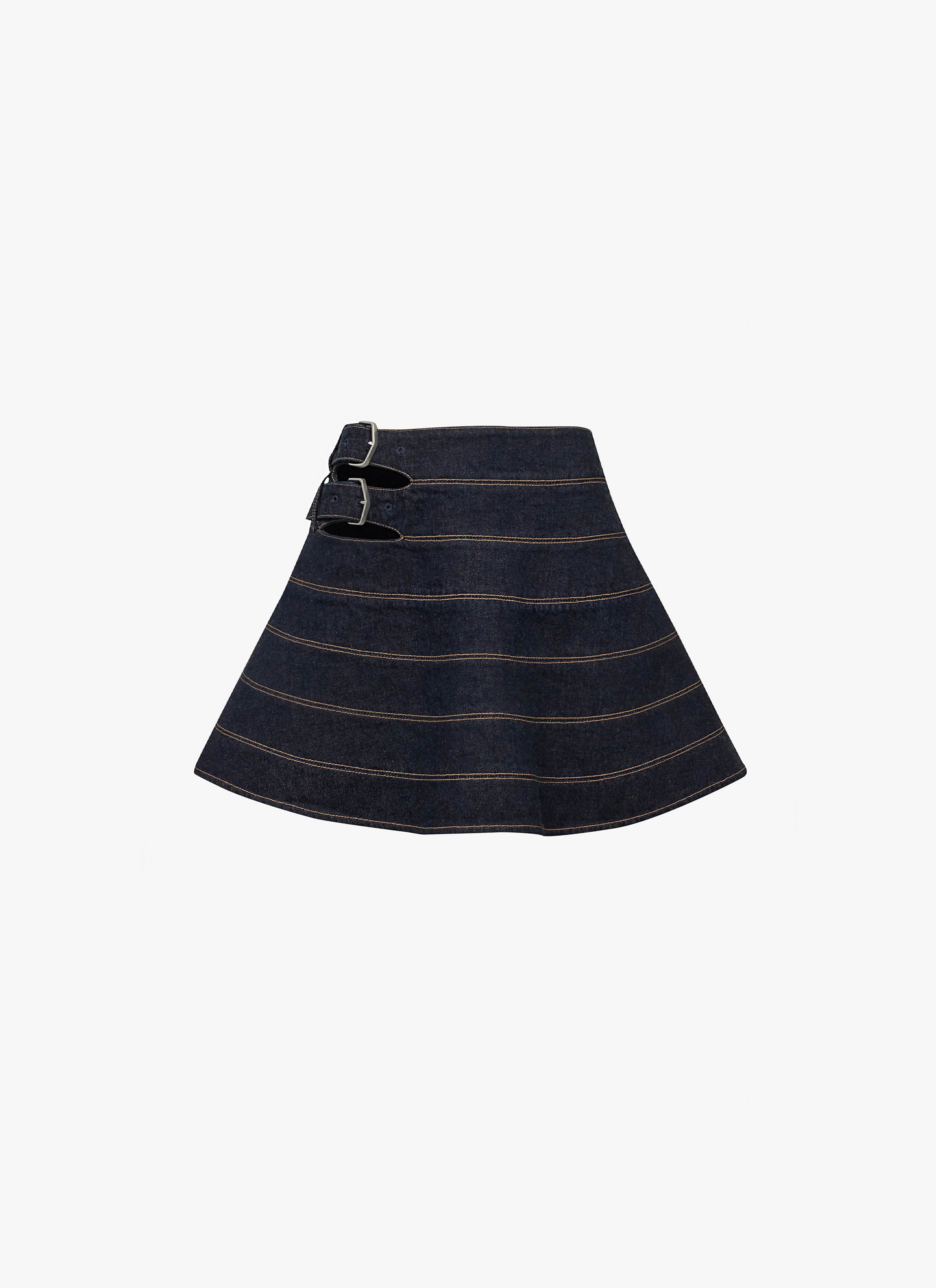 Mini denim skirt - maison-alaia.com