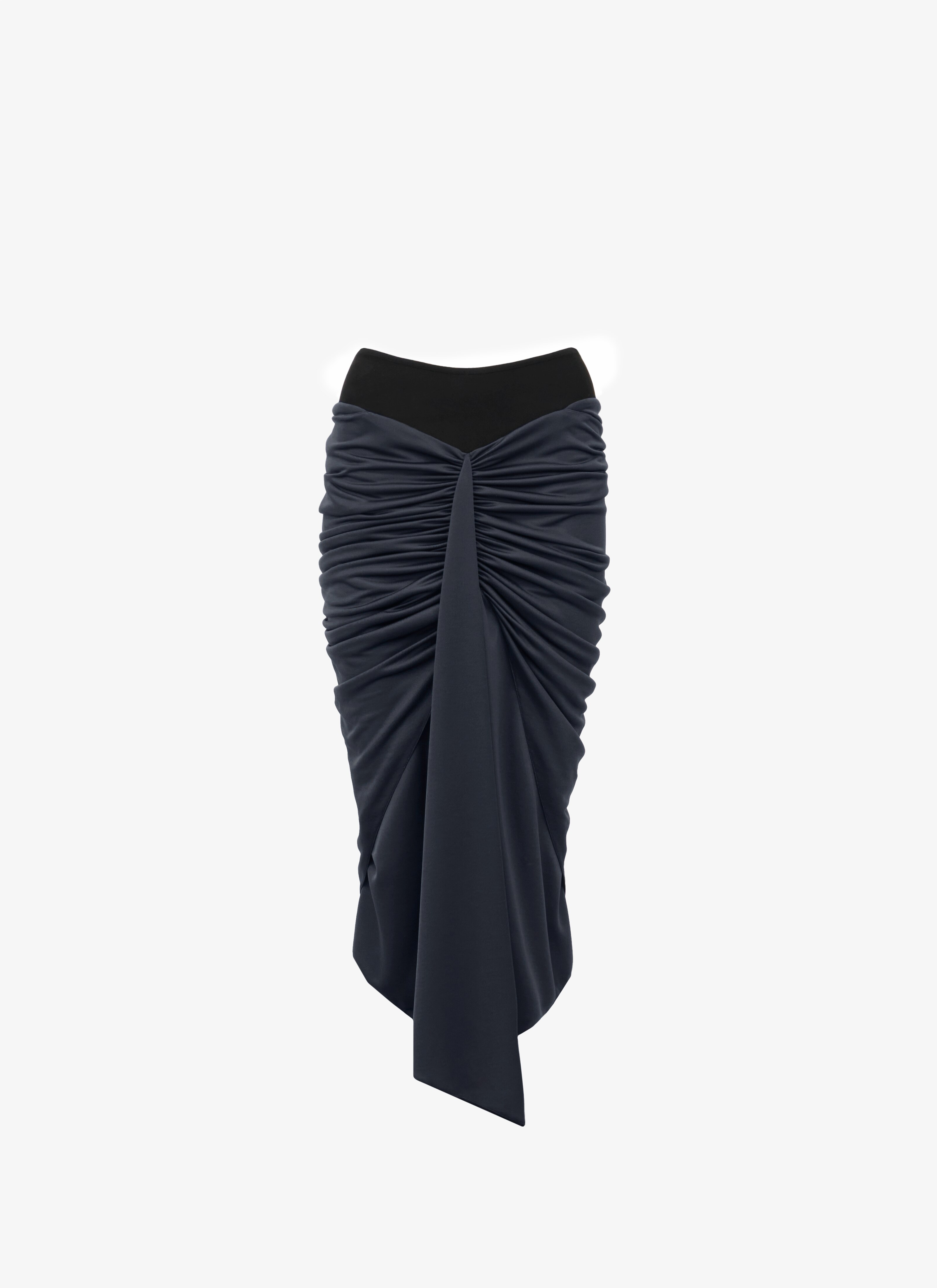 Midi draped asymmetrical skirt
 - maison-alaia.com