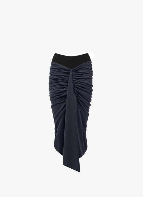 Midi draped asymmetrical skirt
 - maison-alaia.com
