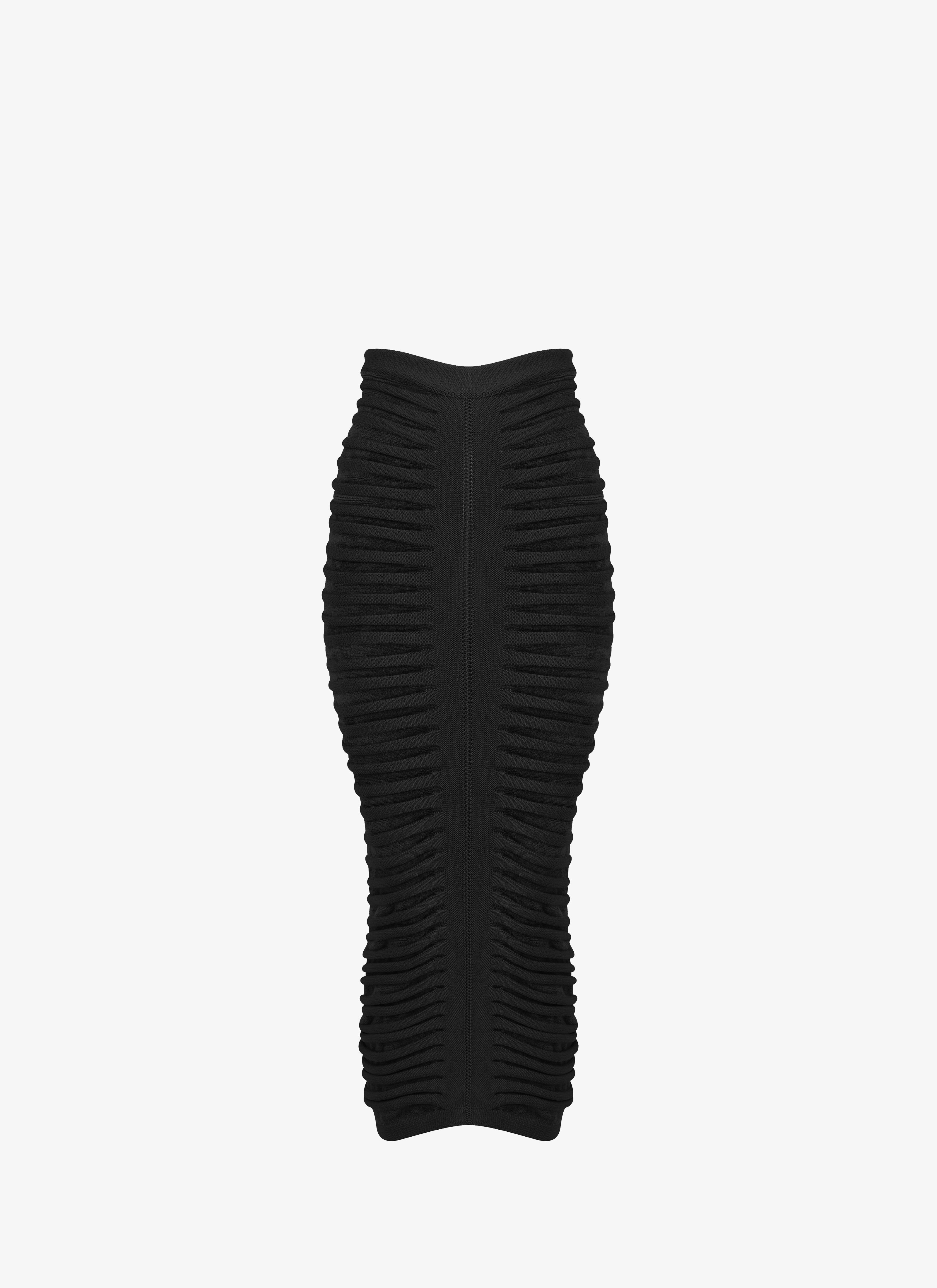 Fitted maxi velvet skirt  maison-alaia.com
