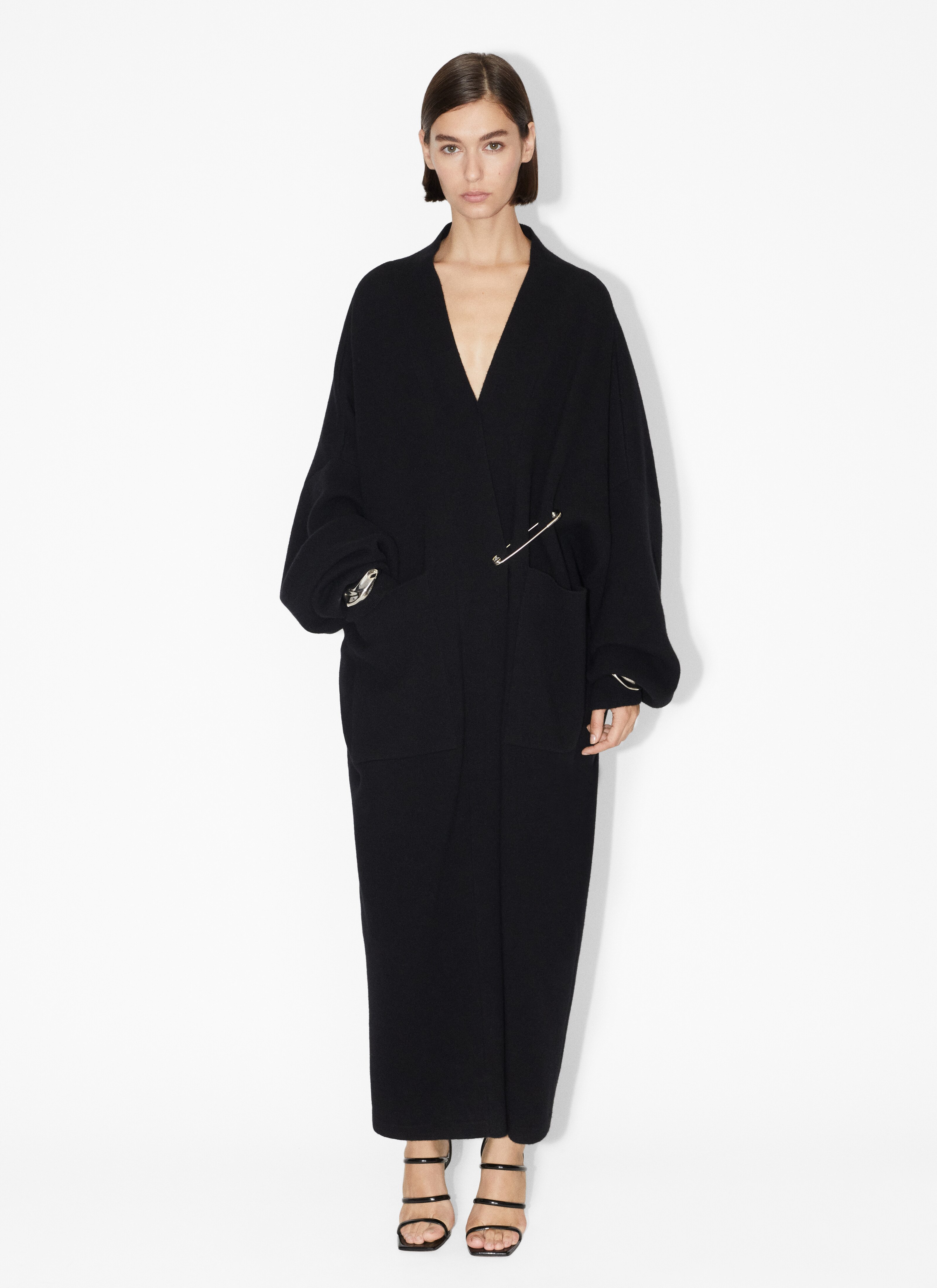Boiled cashmere coat - maison-alaia.com