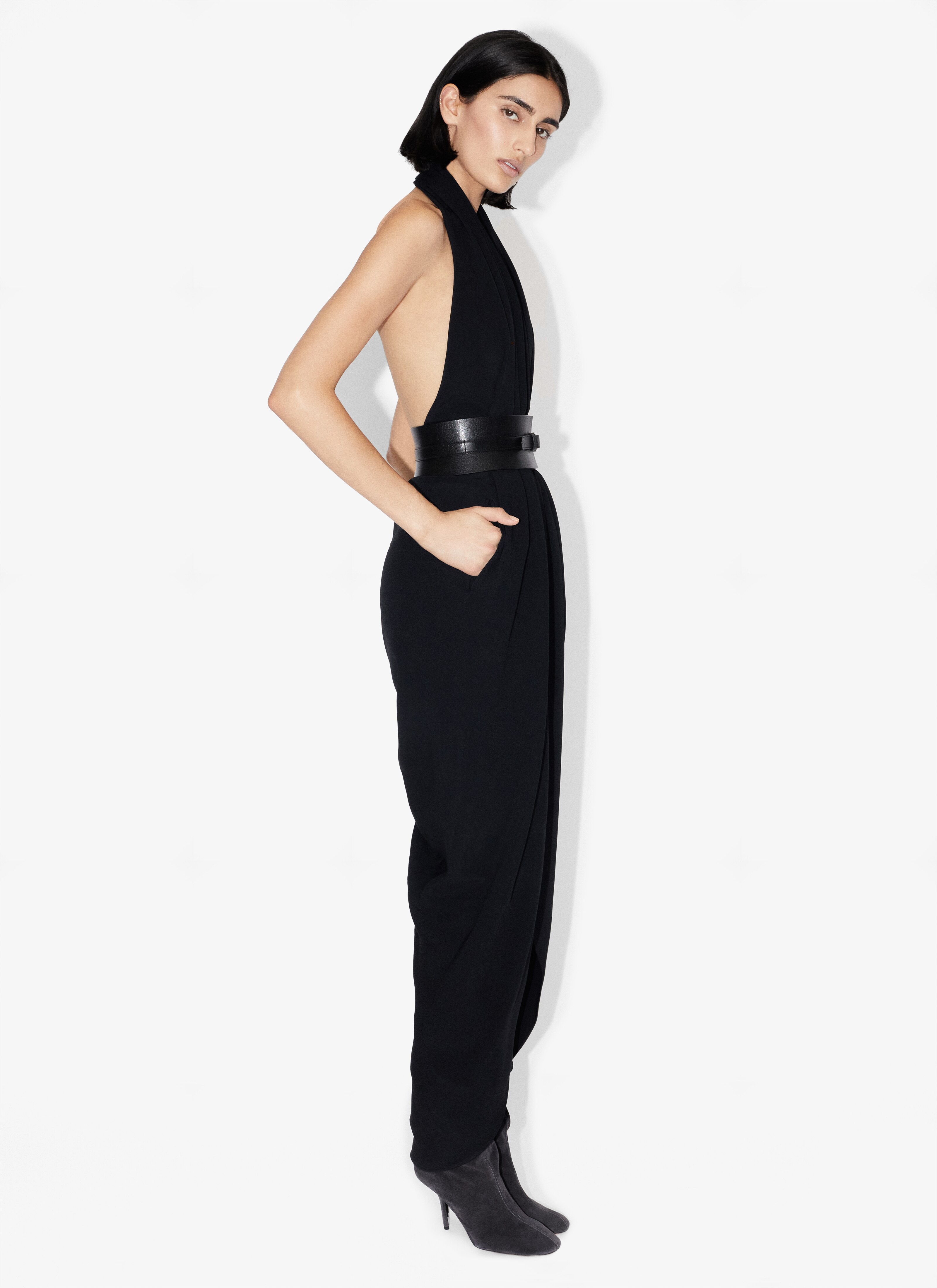 ALAÏA BLACK EVENING GOWN