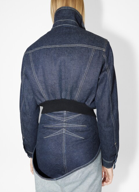Denim zip jacket - maison-alaia.com